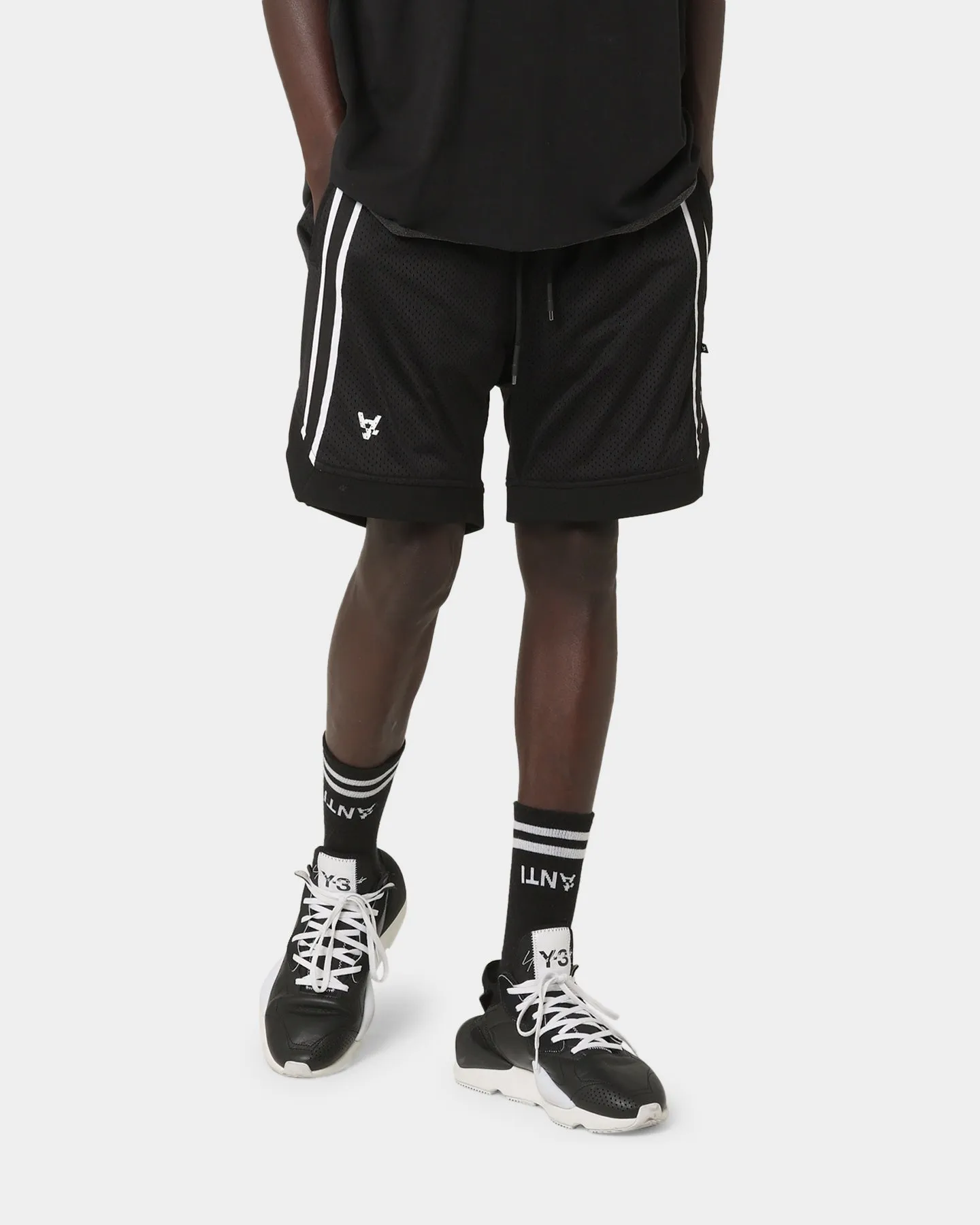 The Anti Order Anti Sport Basketball Shorts Black/White Modern Design Active Layer Fit