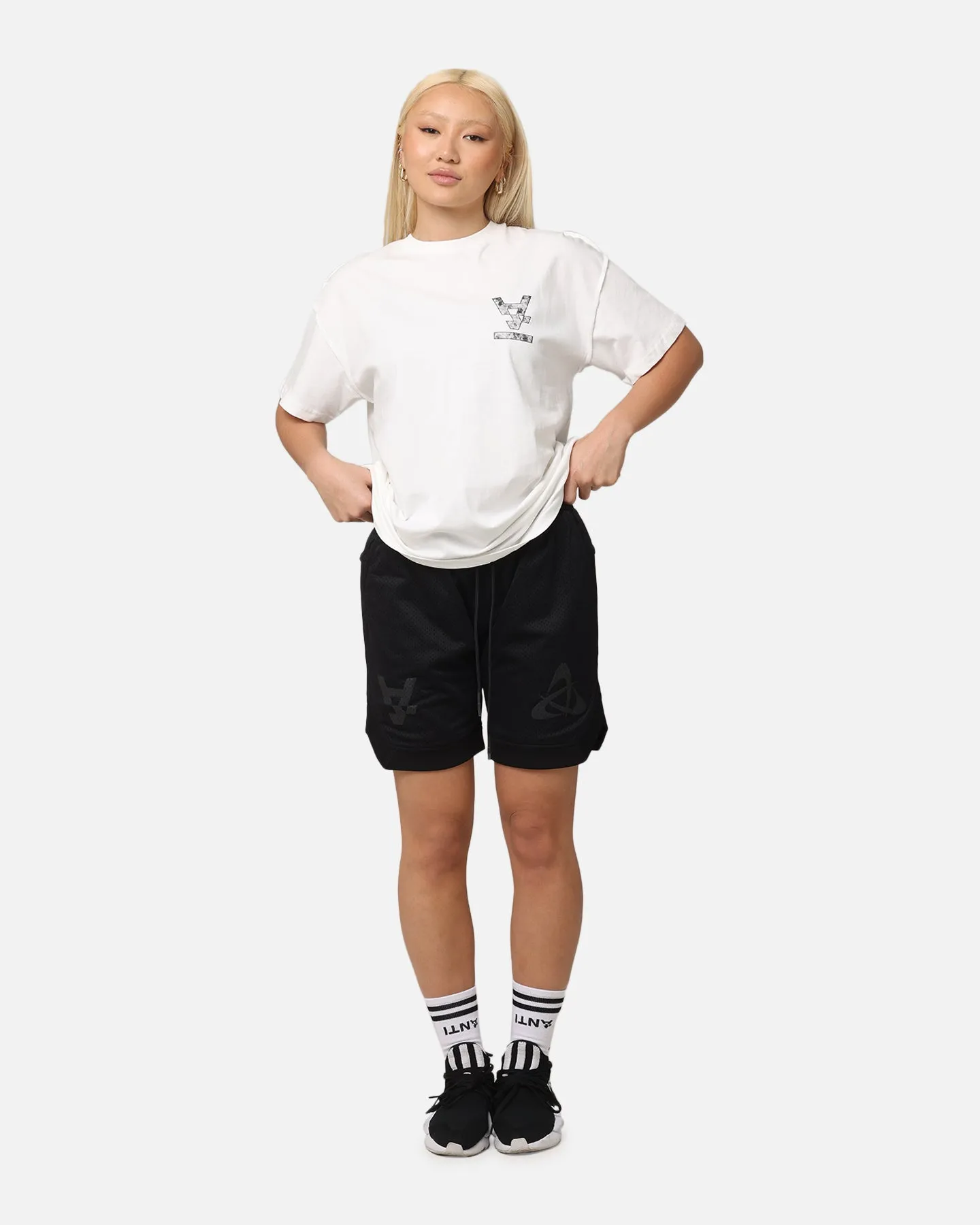 The Anti Order Atomic Basketball Shorts Black hat Quick Response Fit