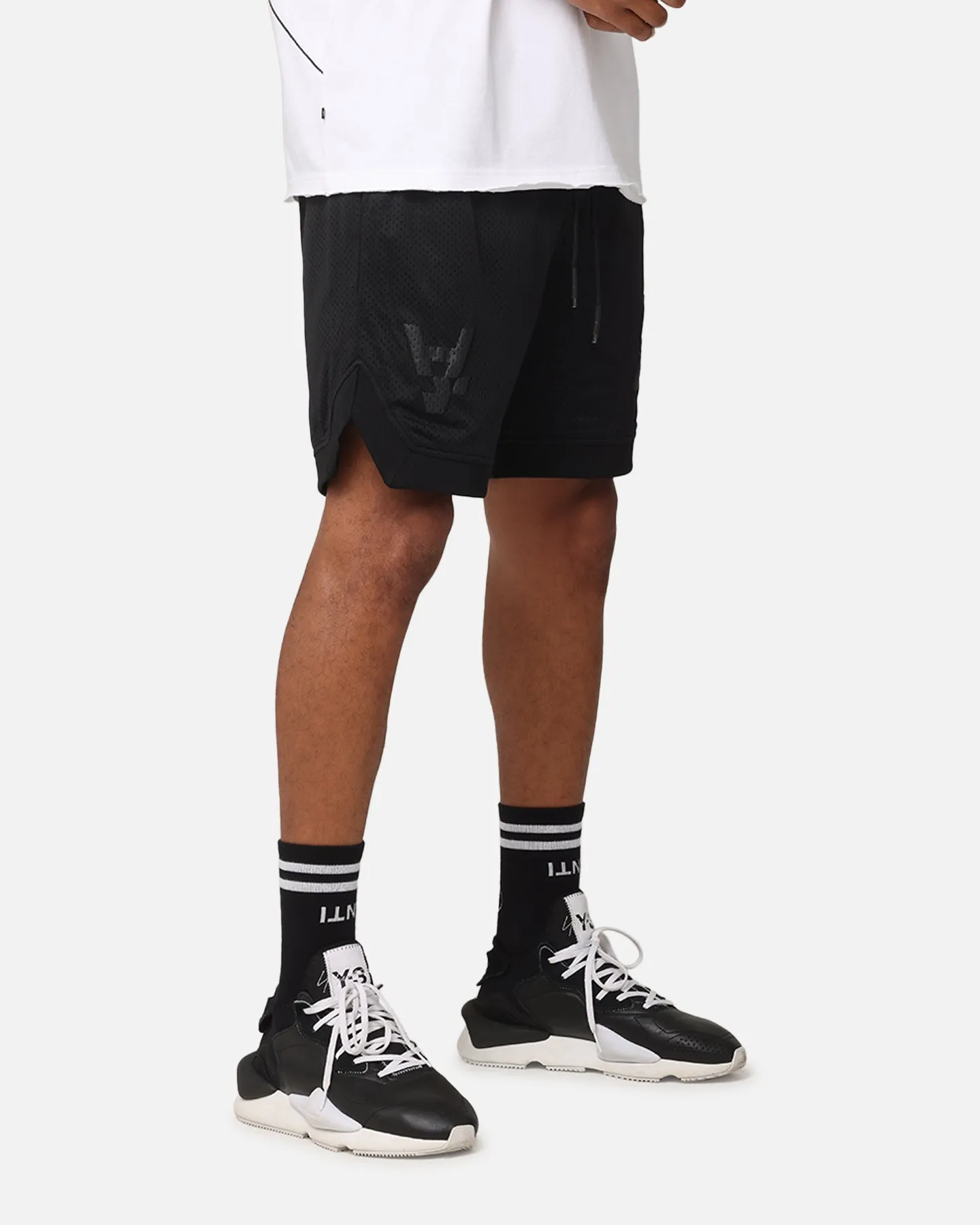 Soft Layers suede look The Anti Order Atomic Basketball Shorts Black