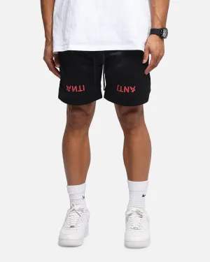 The Anti Order Post Season Basketball Shorts Black/Red Sport Wear
