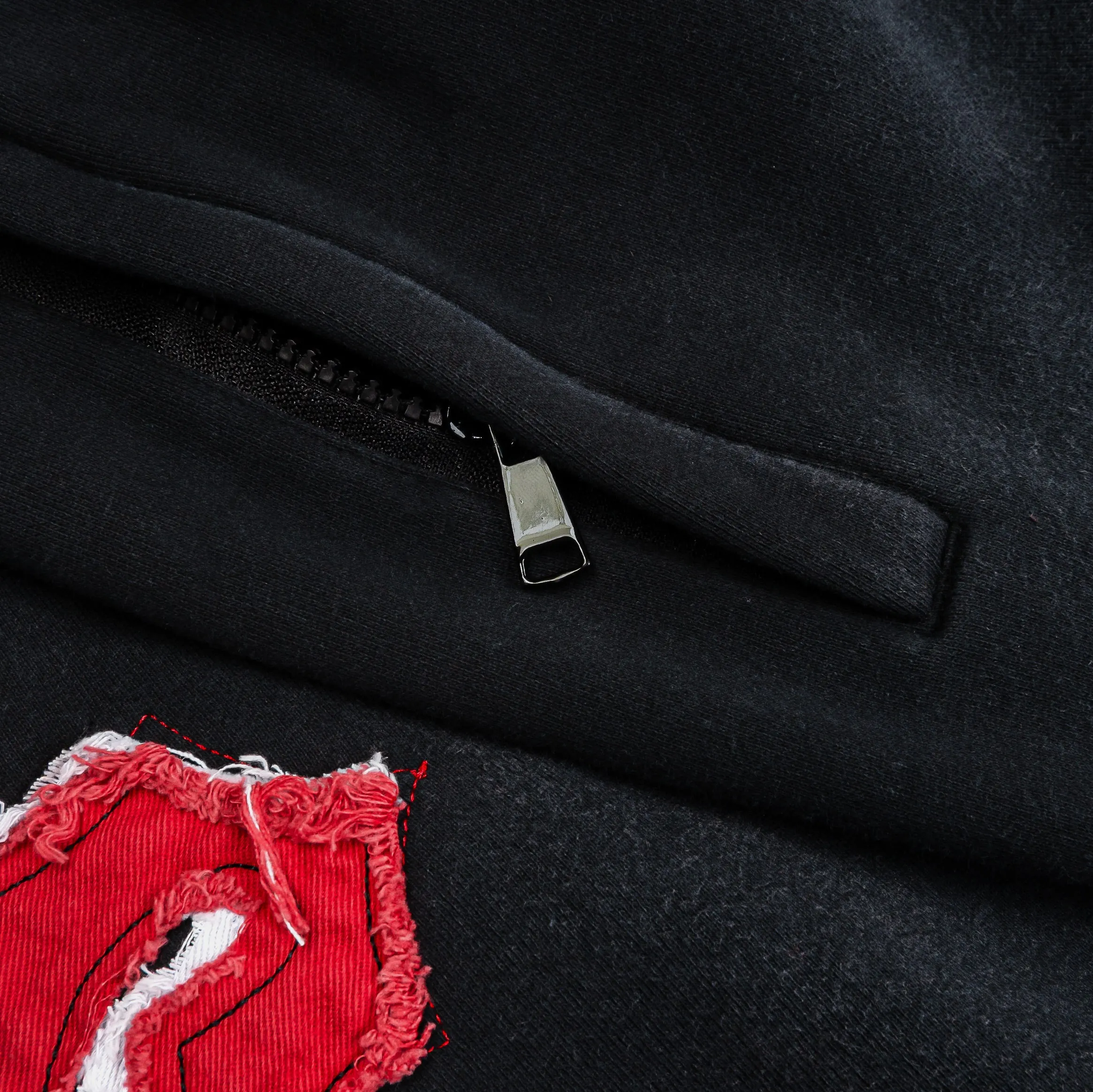 Multi Use NonChafingLegs The Savior Straight Fleece Mens Pants (Black/Red)