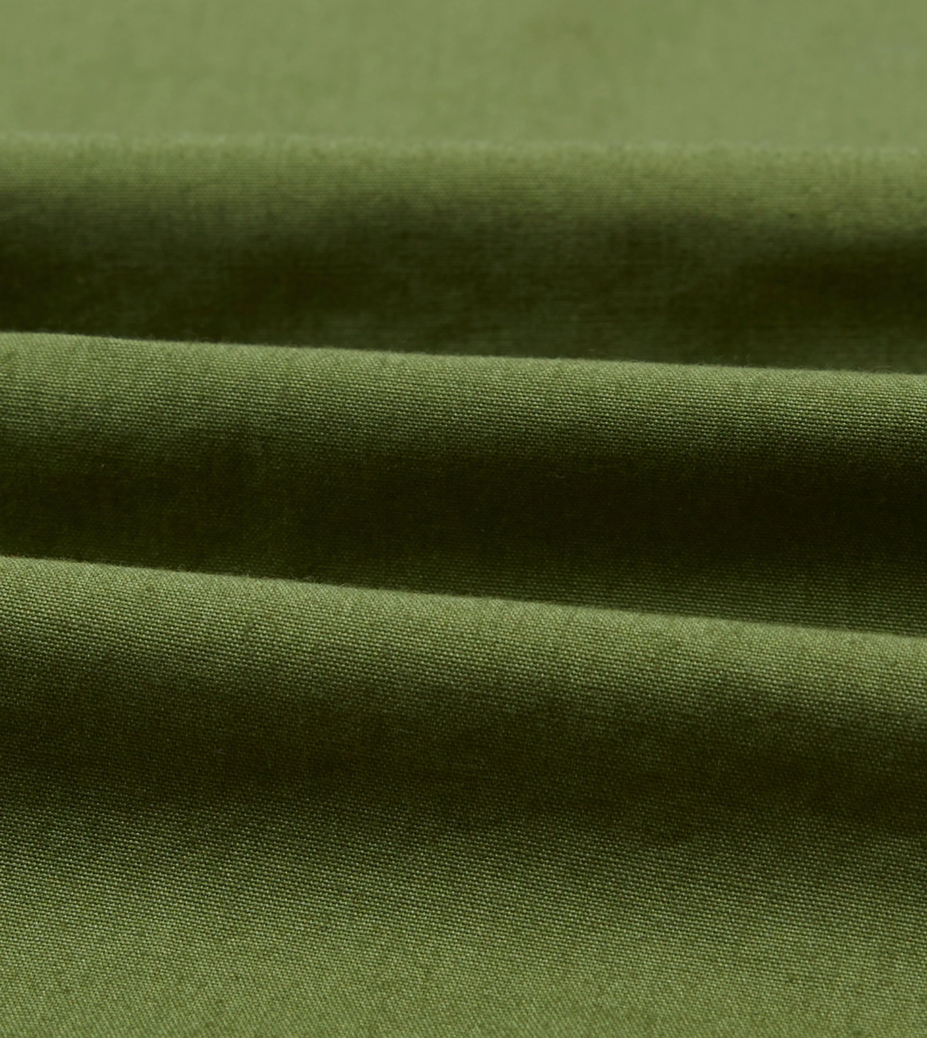 Olive Cotton Jungle Jacket Smooth Zipper Glides