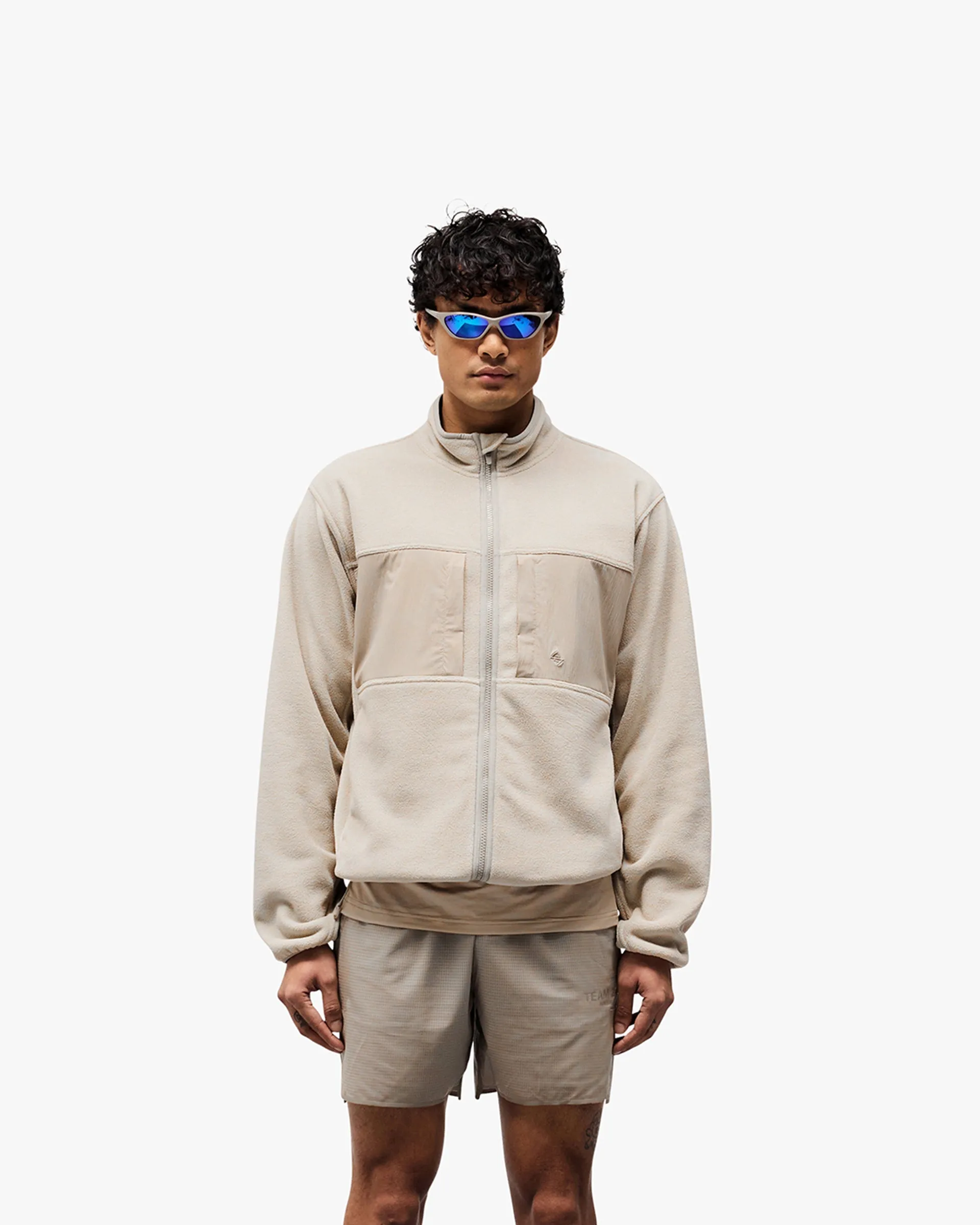 Noise Reduction Design Classic Cut 247 Polar Panelled Fleece - Pebble