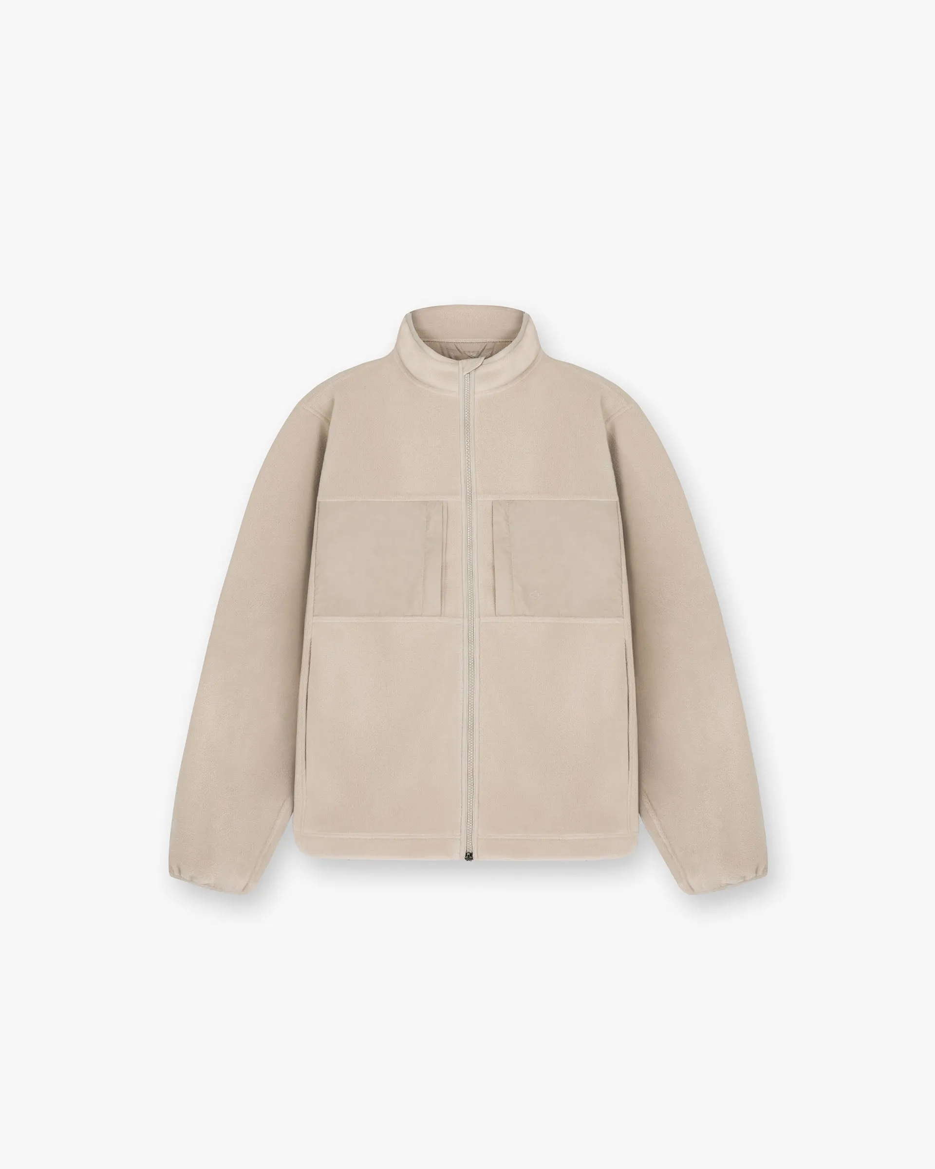 All Weather Protection Non Restrictive Fit 247 Polar Panelled Fleece - Pebble