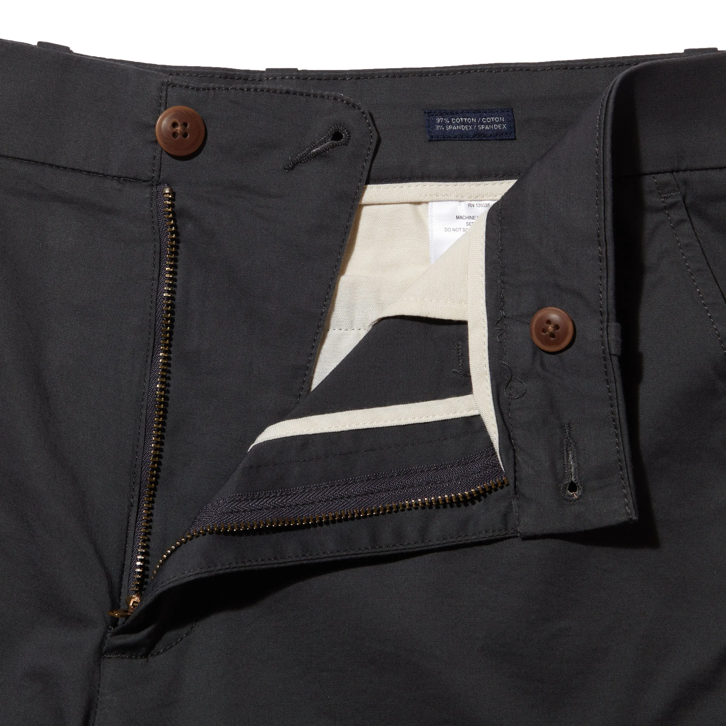 Comfort Design Light Active Thompson Flex Stretch Shorts  7"- Dark Gray