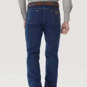 Modern Minimalist Creative Look Home Comfort Outfit Ideas Wrangler Men's Cowboy Cut Slim Fit Active Flex Jean in Stonewash