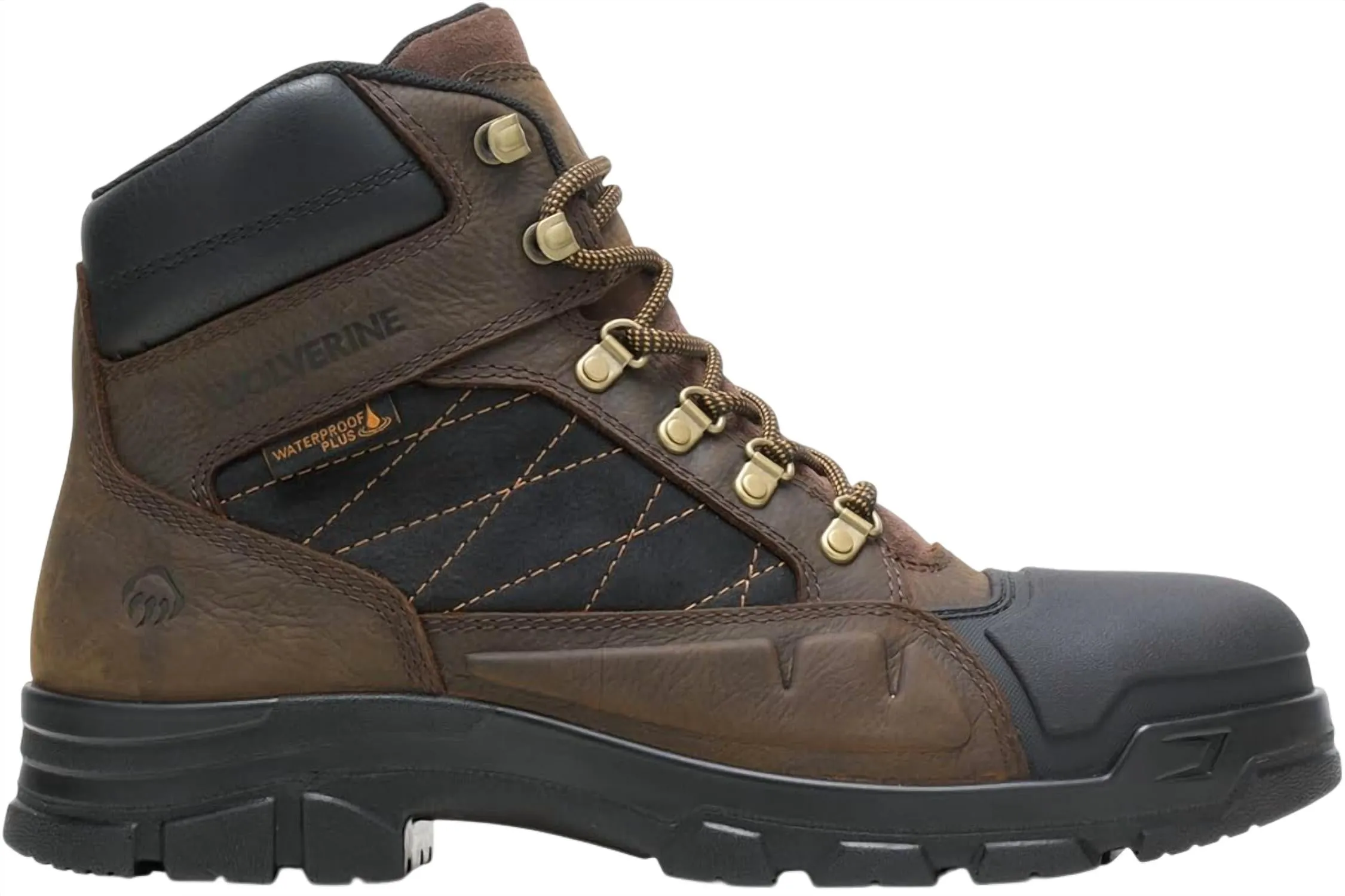 Insole Comfort Men's Hellcat Toe Construction Boot In Charcoal Grey