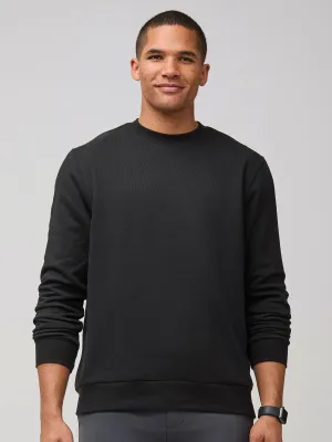 Comfortable Hoodie Black Crew Sweatshirt