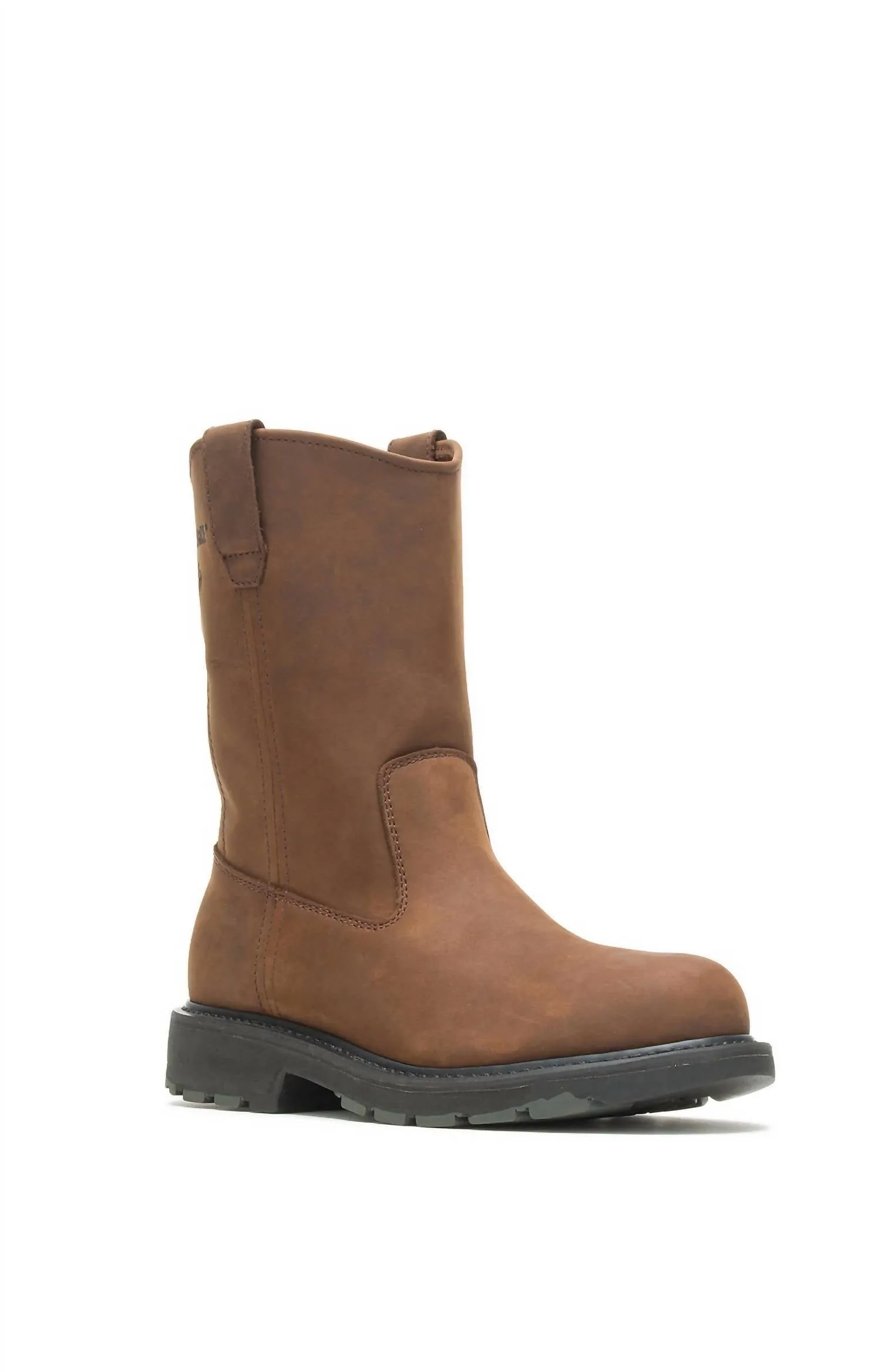 Romantic Pair Men's Work Steel Toe Wellington Work Boot - Medium In Brown