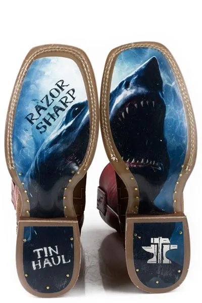 Tin Haul Men's Every Which Way Boot with Shark Bite Sole Eco Material All Day Wear