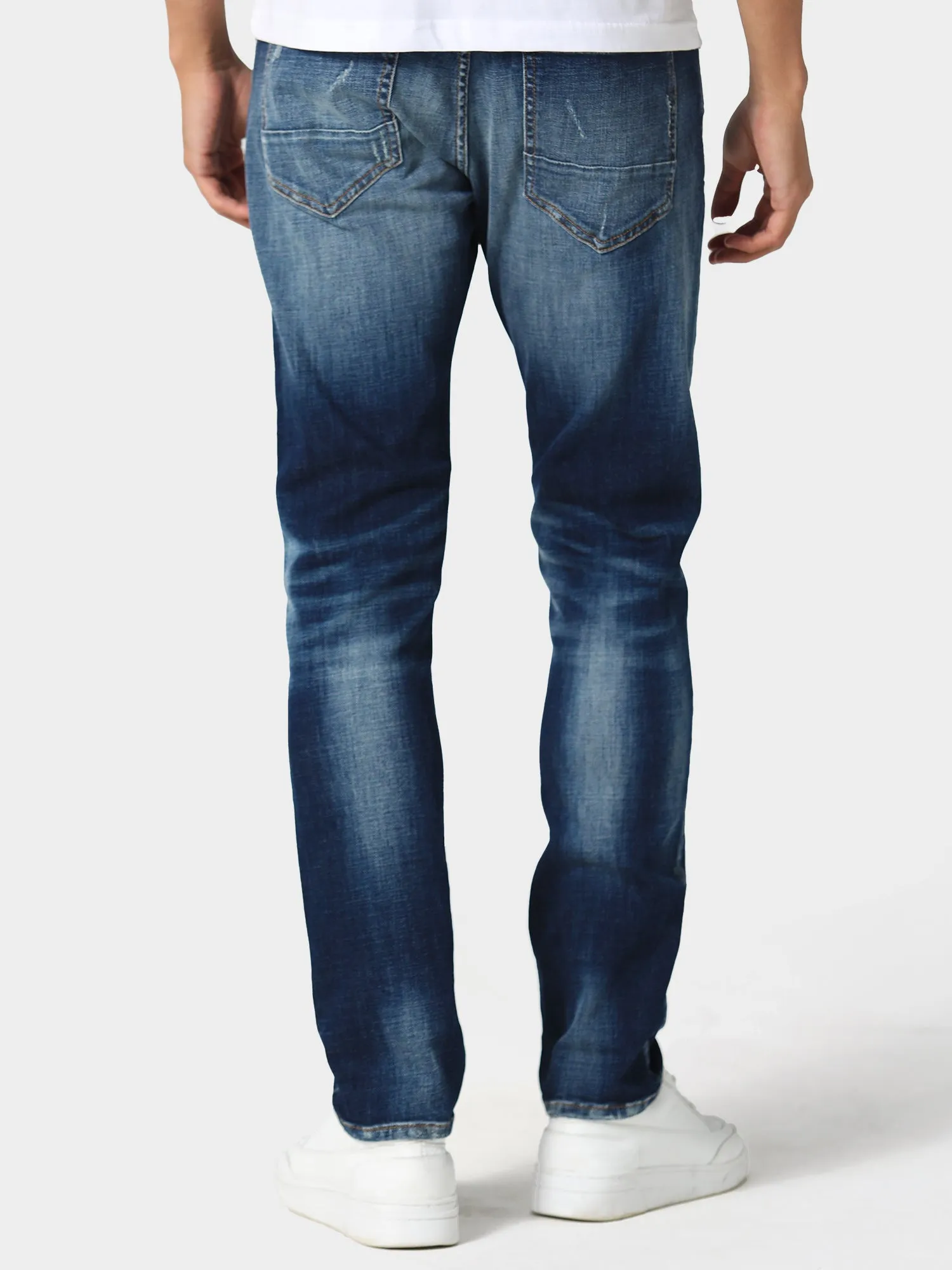 Versatile Waist Design TODD 1022 Dino Slim Fit Jeans