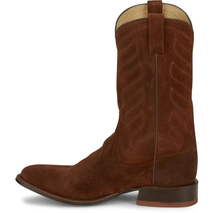 Smooth Design Tony Lama Men's Amado Brown Suede Western Boot