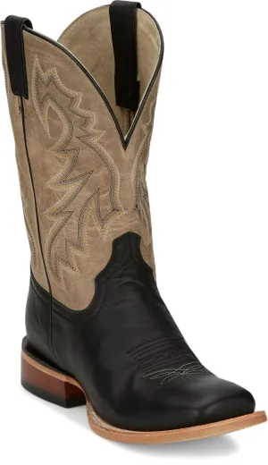 Tony Lama Men's Luciano Black Goat Western Boot Energy Return Cushion
