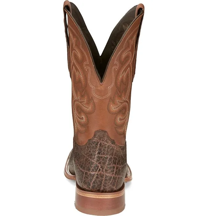 Street Utility Elastic Band Tony Lama Men's Rowel 11" Western Boot in Brown Safari