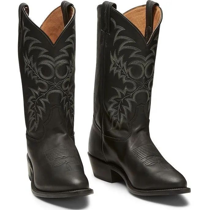 Tony Lama Segar Black Cowhide Western Boot Daily Ready Urban Hiker