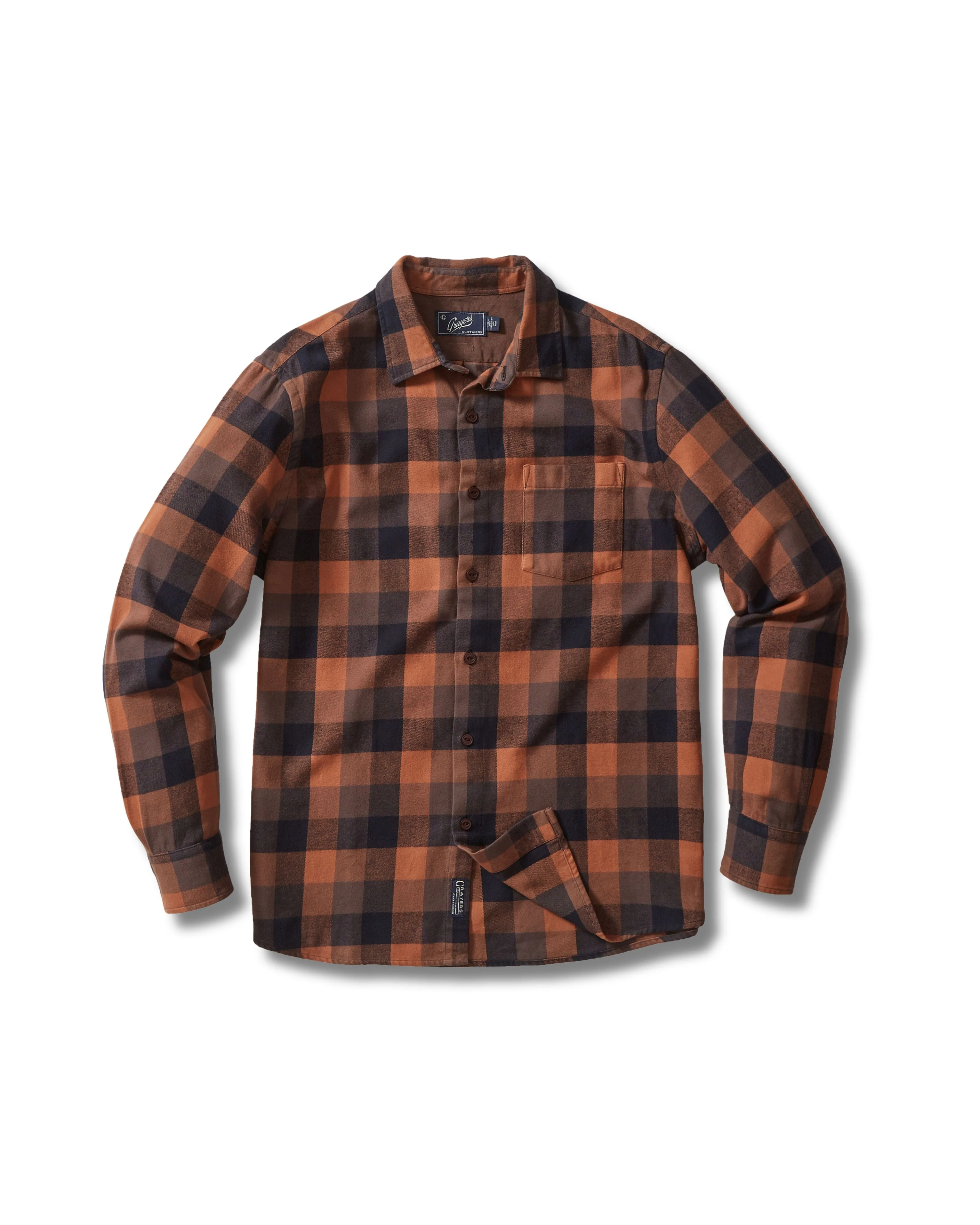 Pioneer Plaid Flannel - Rubber Navy Customizable