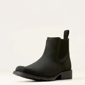 Comfort Lining Weekend Camping Ariat Men's Midtown Rambler Square Toe Western Boot in Matte Black