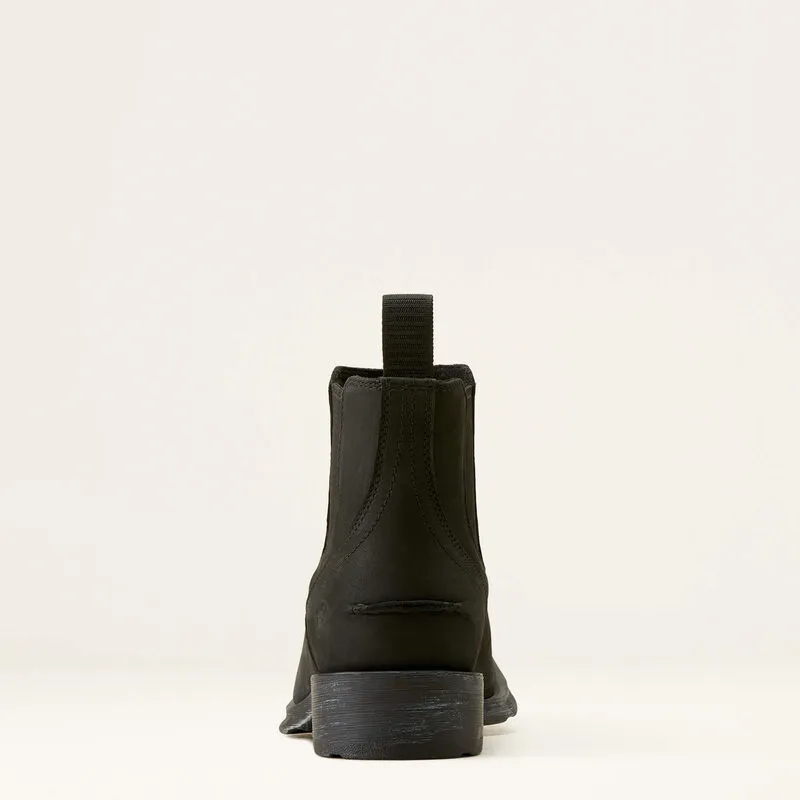 Tough Exterior Teen Pick Ariat Men's Midtown Rambler Square Toe Western Boot in Matte Black