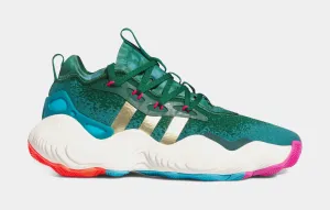 Trae Young 3 Mens Lifestyle Shoes (Green/Gold) Aerodynamic Silhouette