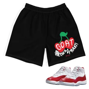 Chill Vibes Fit Flexible Layer Fit Retro 11 Cherry Shorts