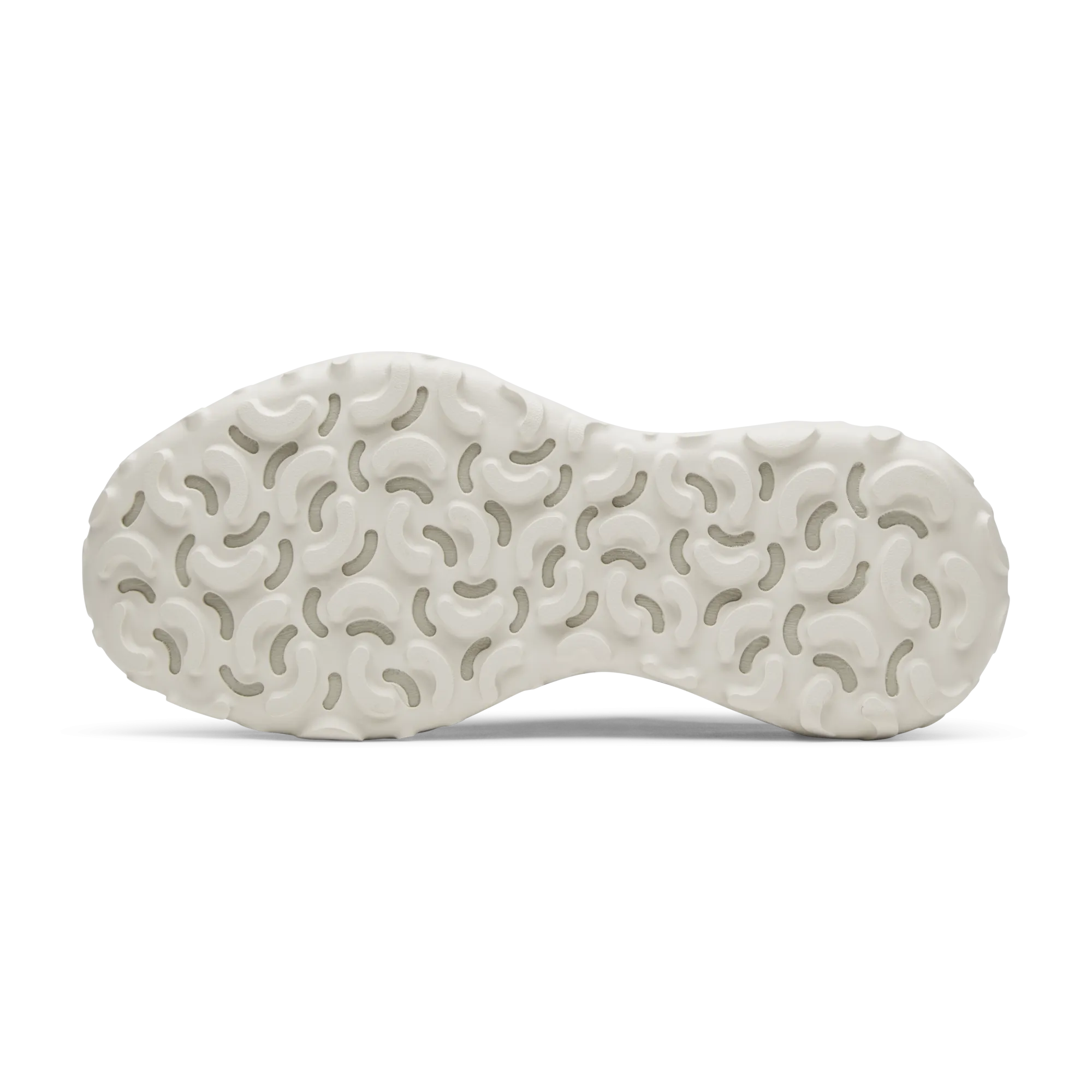 Men's Trail Runner - Weathered White (Weathered Grey Sole) Flat Design