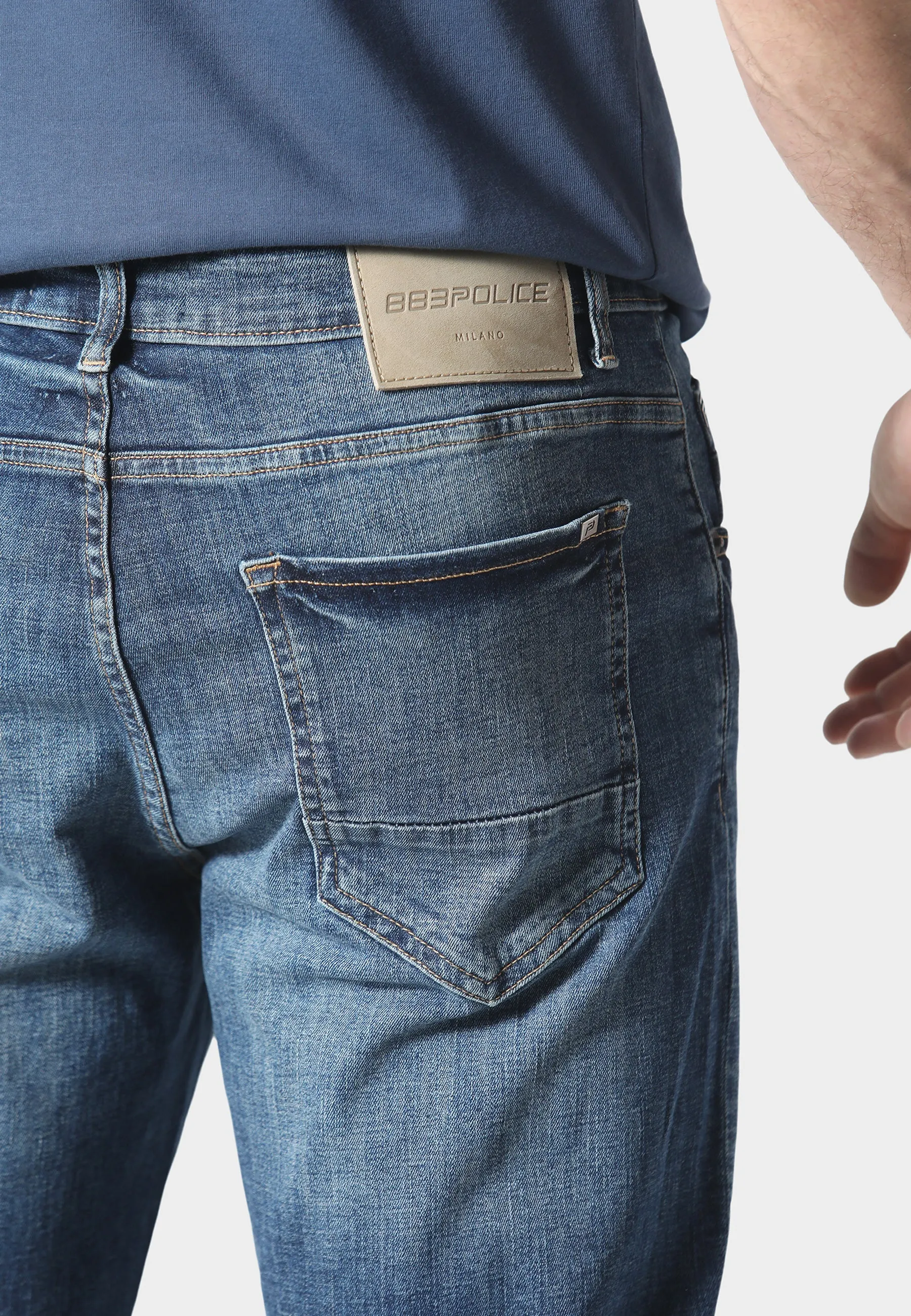 Stylish Vibrant TODD 1055 Edoardo Relaxed Fit Jeans