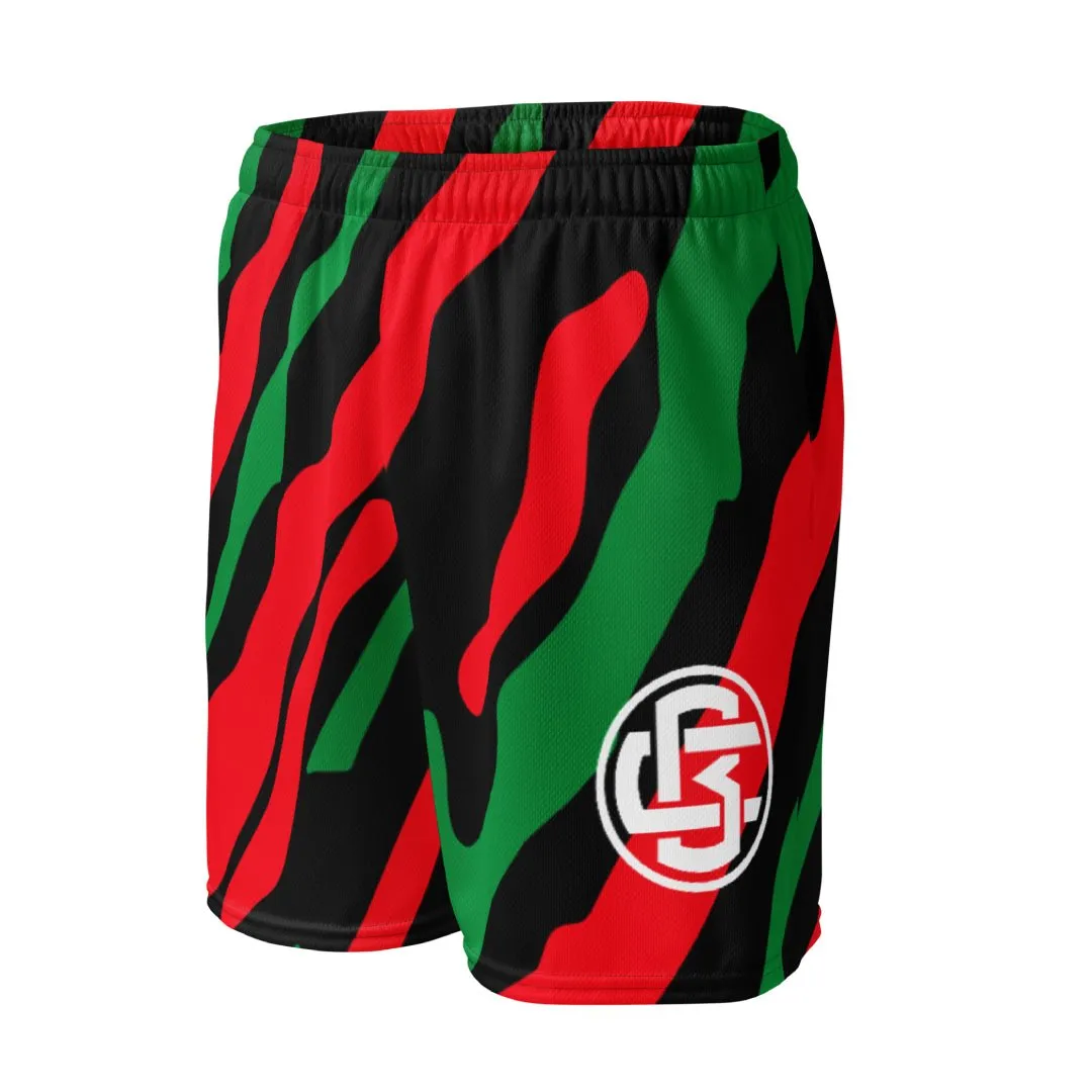 TRIBE Basketball Mesh Shorts Fashionable Look