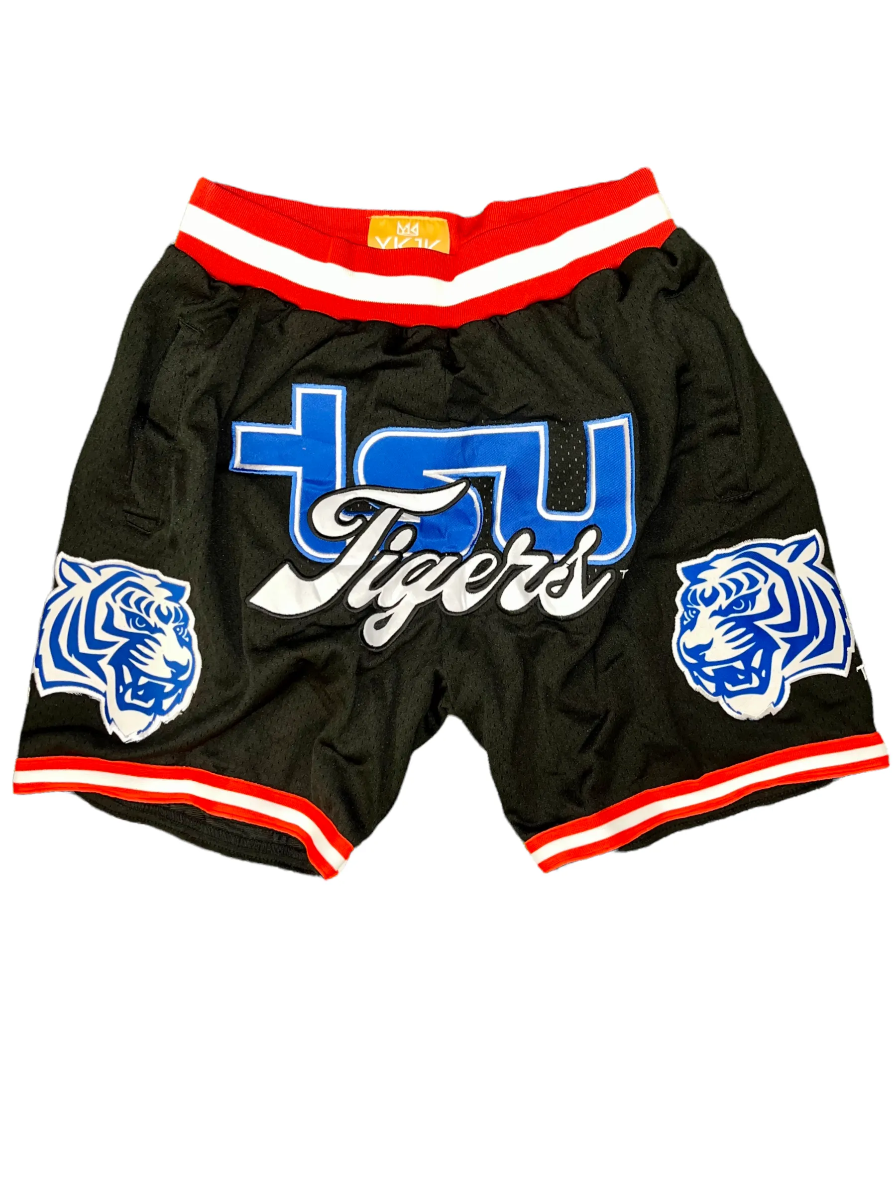TSU TIGER BASKETBALL SHORTS  BLACK Stretch Fit QuickDryTechnology