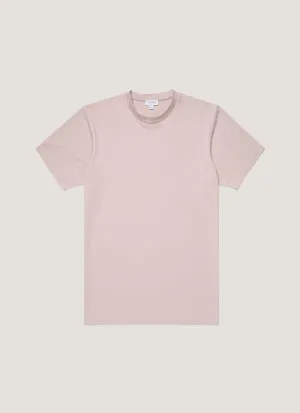 Anti Pilling Surface Men's Riviera Midweight T?shirt in Pale Pink