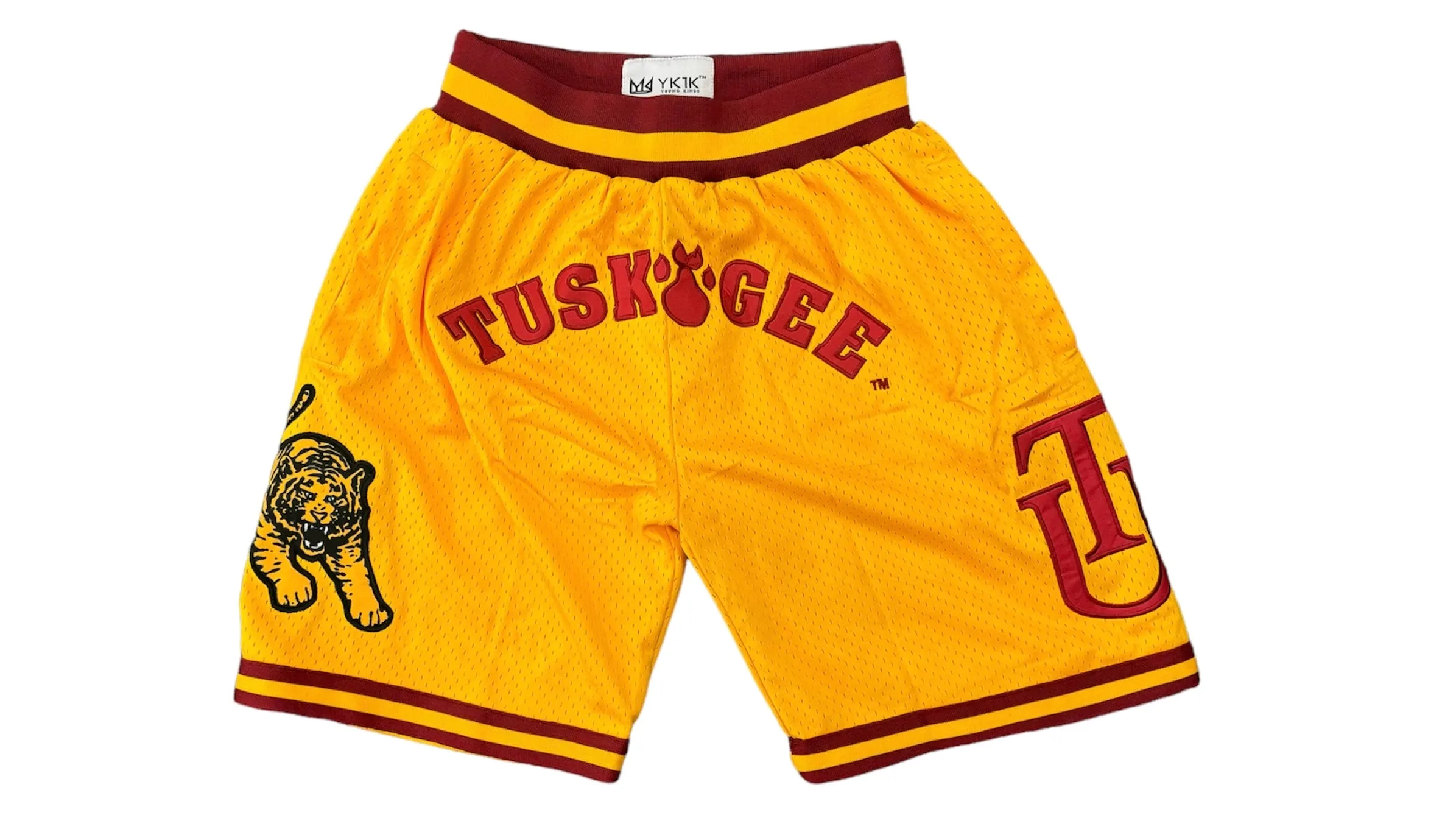 Low Bulk Construction Festival Outfit Tuskegee University Basketball Shorts 2.0 Gold