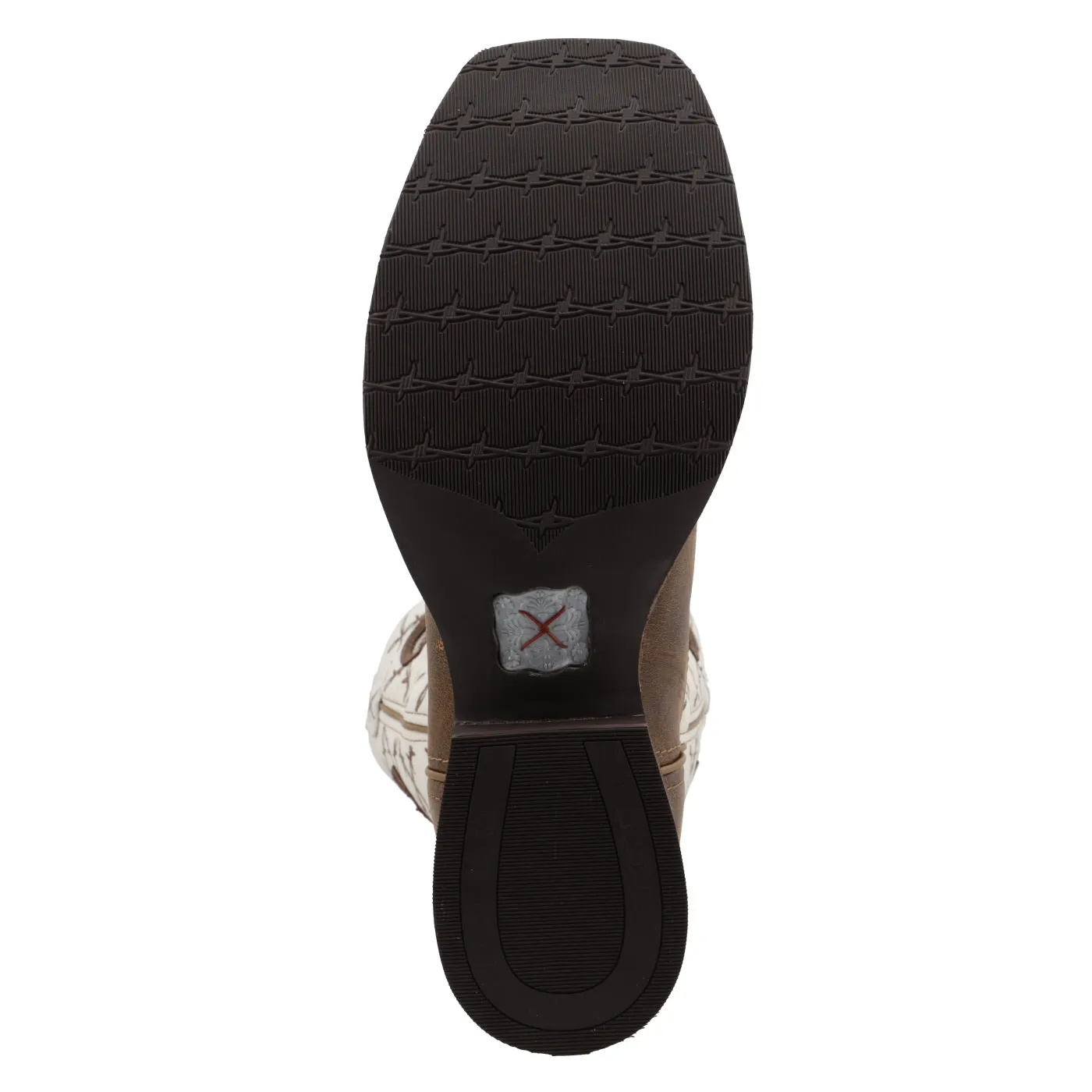 Twisted X Men's 14" Ruff Stock Boot in Bomber & White Mud Resistant Work Commute