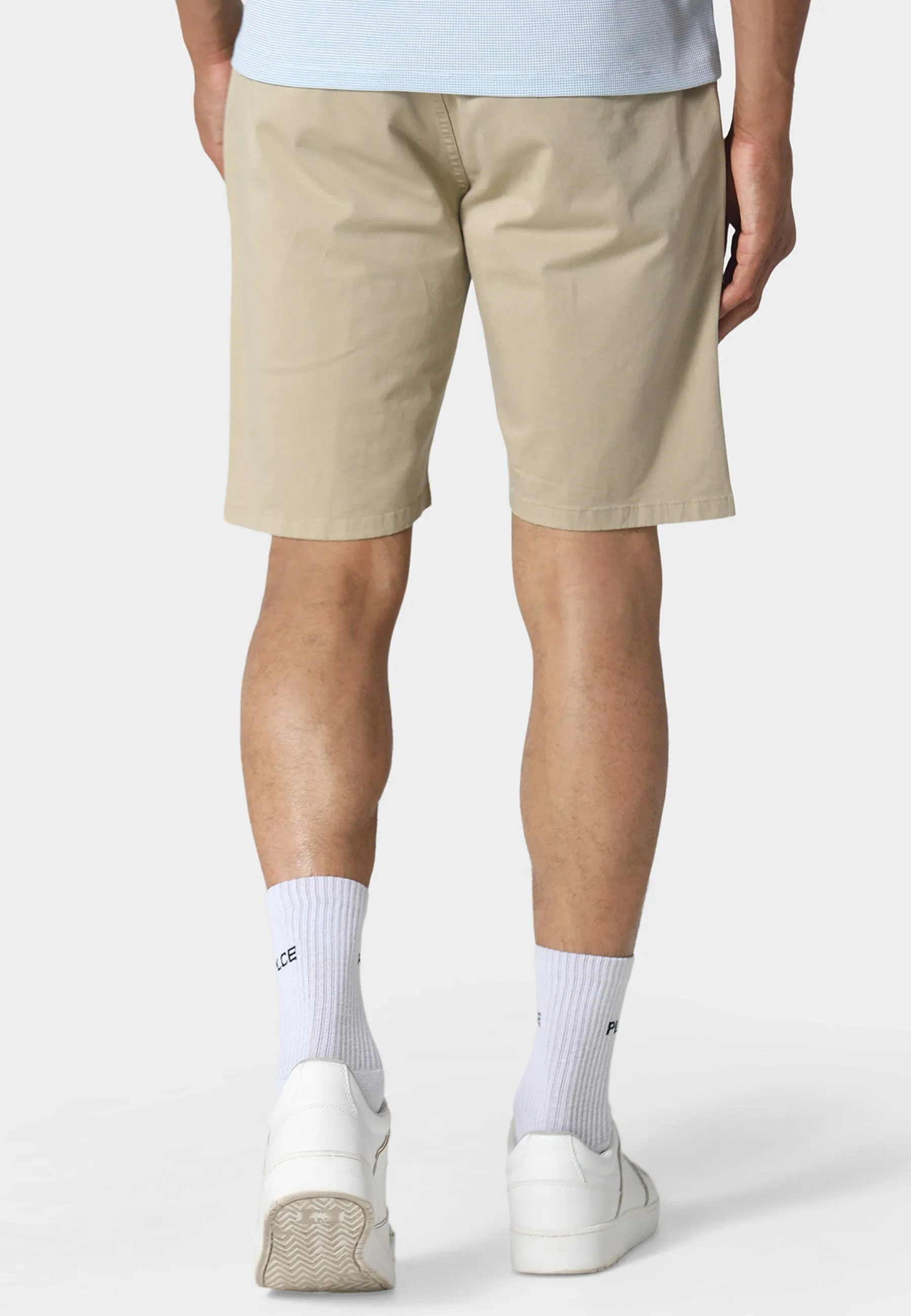 Travel Friendly Ombre effect Tywyn Beige Chino Shorts