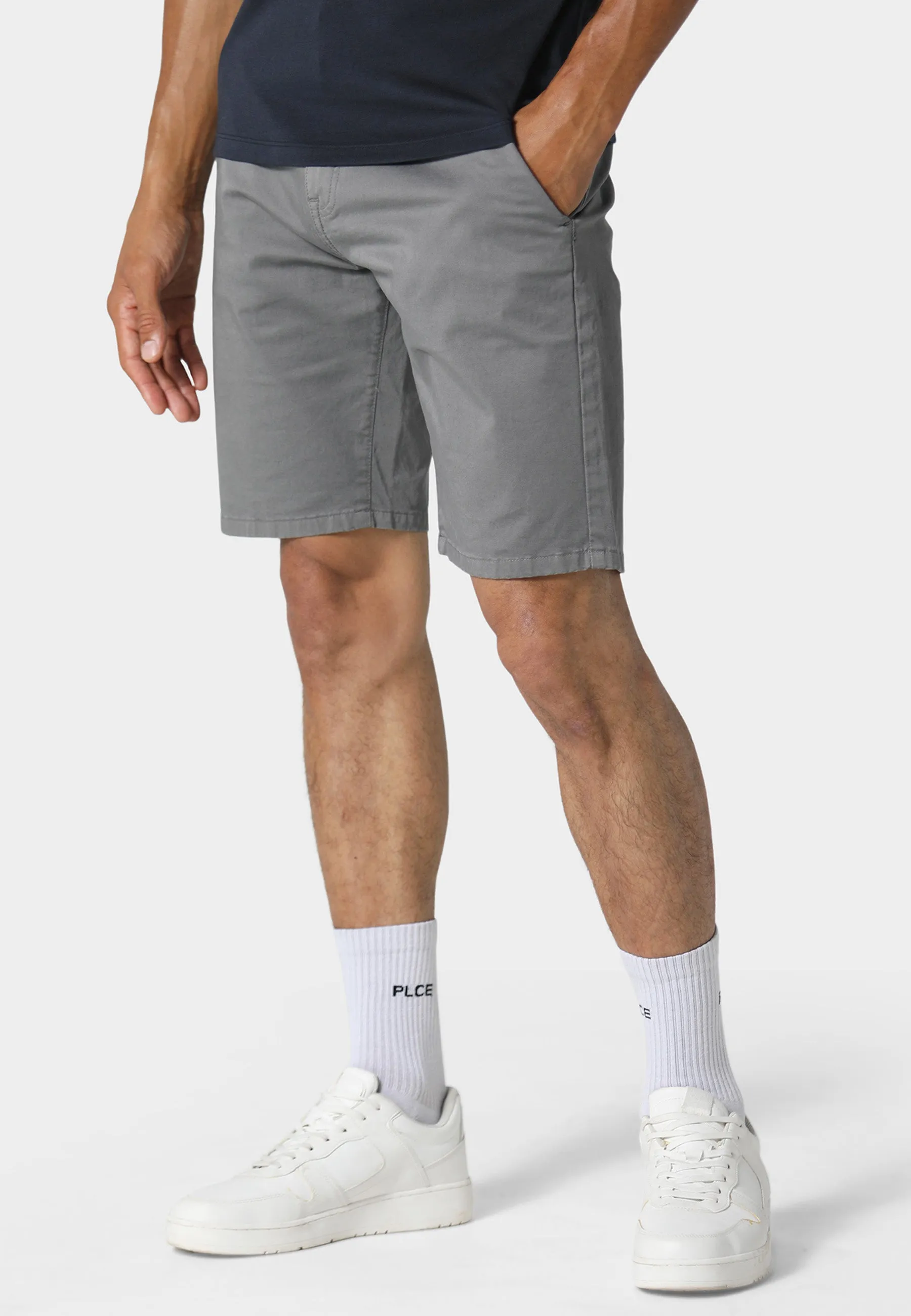 Coastal Style Tywyn Grey Chino Shorts