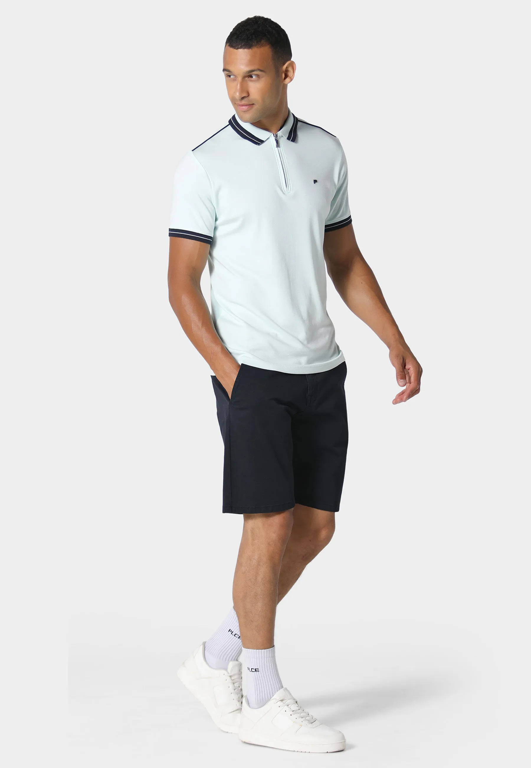 Active Flex Quick Dry Wear Tywyn Navy Chino Shorts