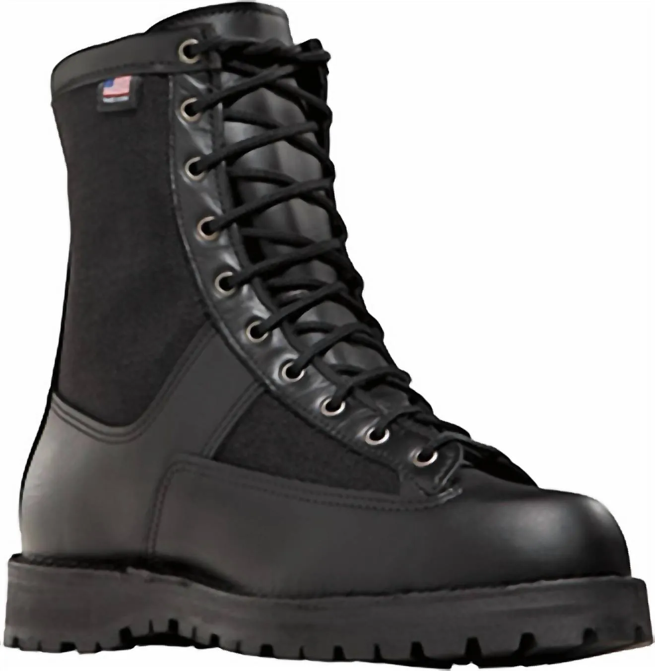 Men's Acadia 8" Gore-Tex Waterproof Boot In Black Slip On Style