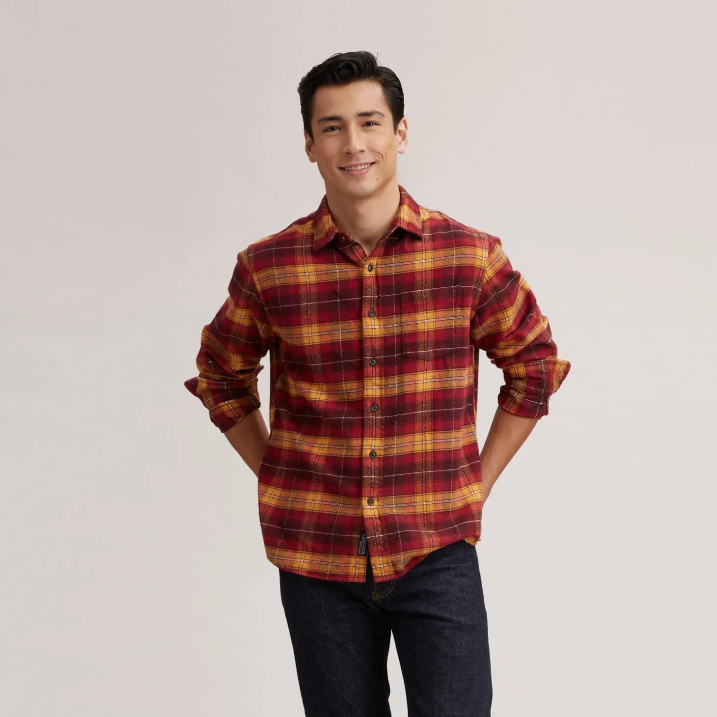 Casual Flex Durango Heritage Flannel - Russet Red Plaid *