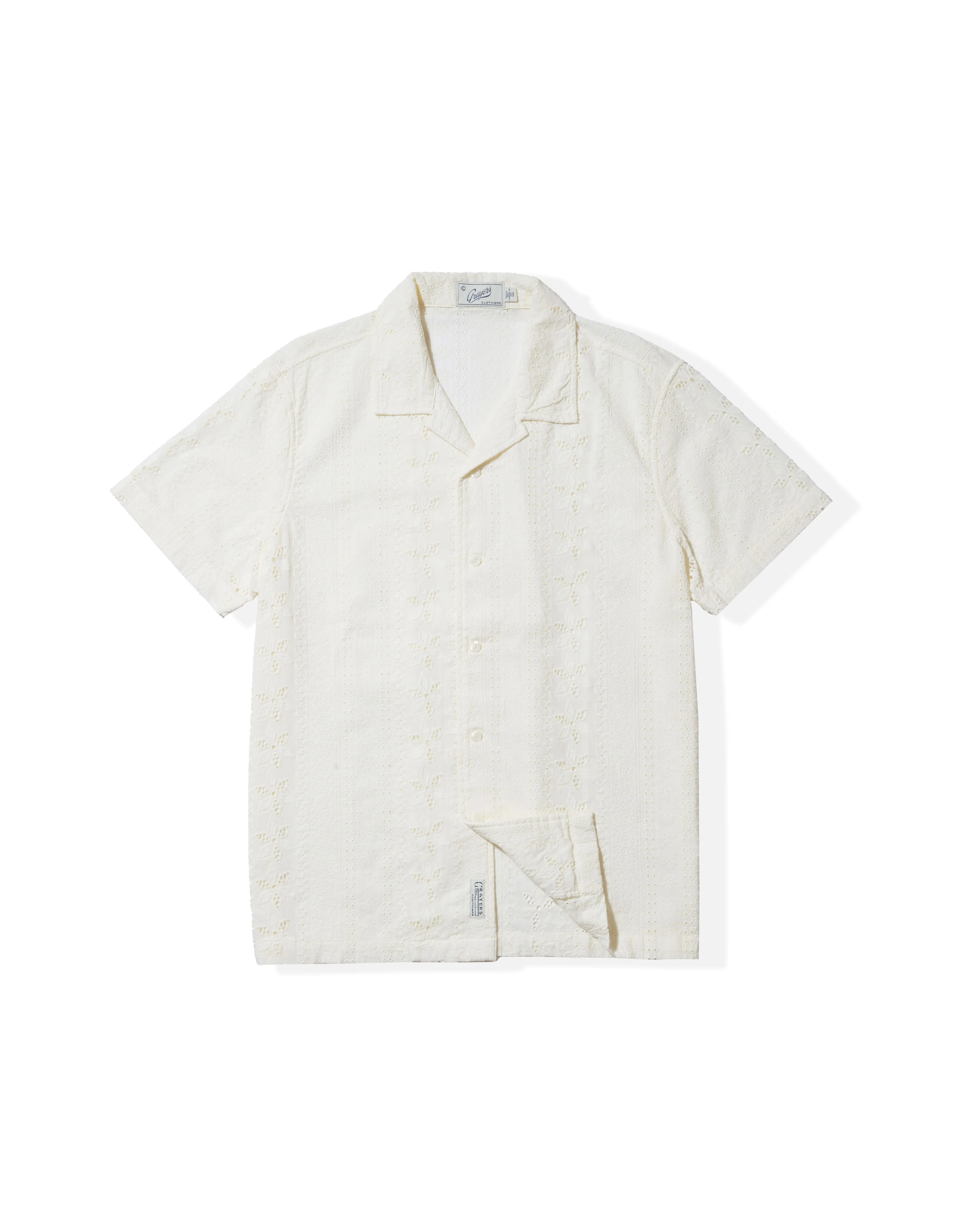 Beach relaxation The Resort Embroidered Shirt - Ecru