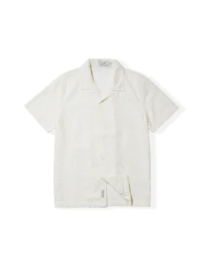 Beach relaxation The Resort Embroidered Shirt - Ecru