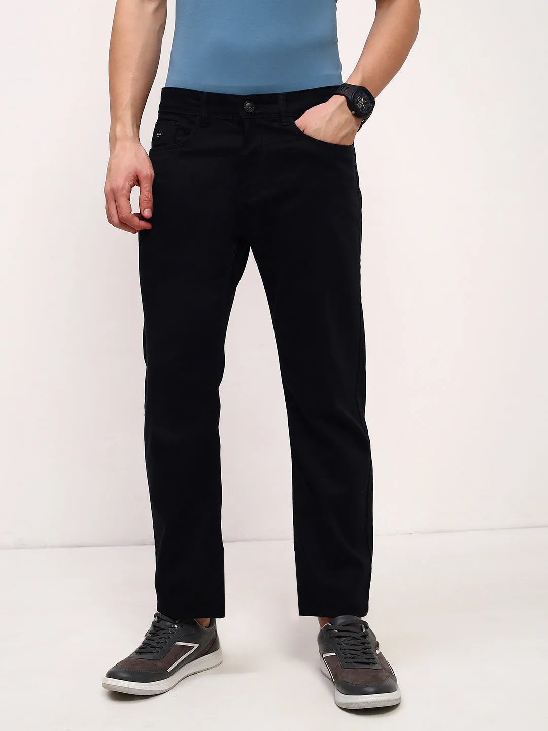Men's Black Slim Fit Jeans Night Out Everyday Holiday Vibes