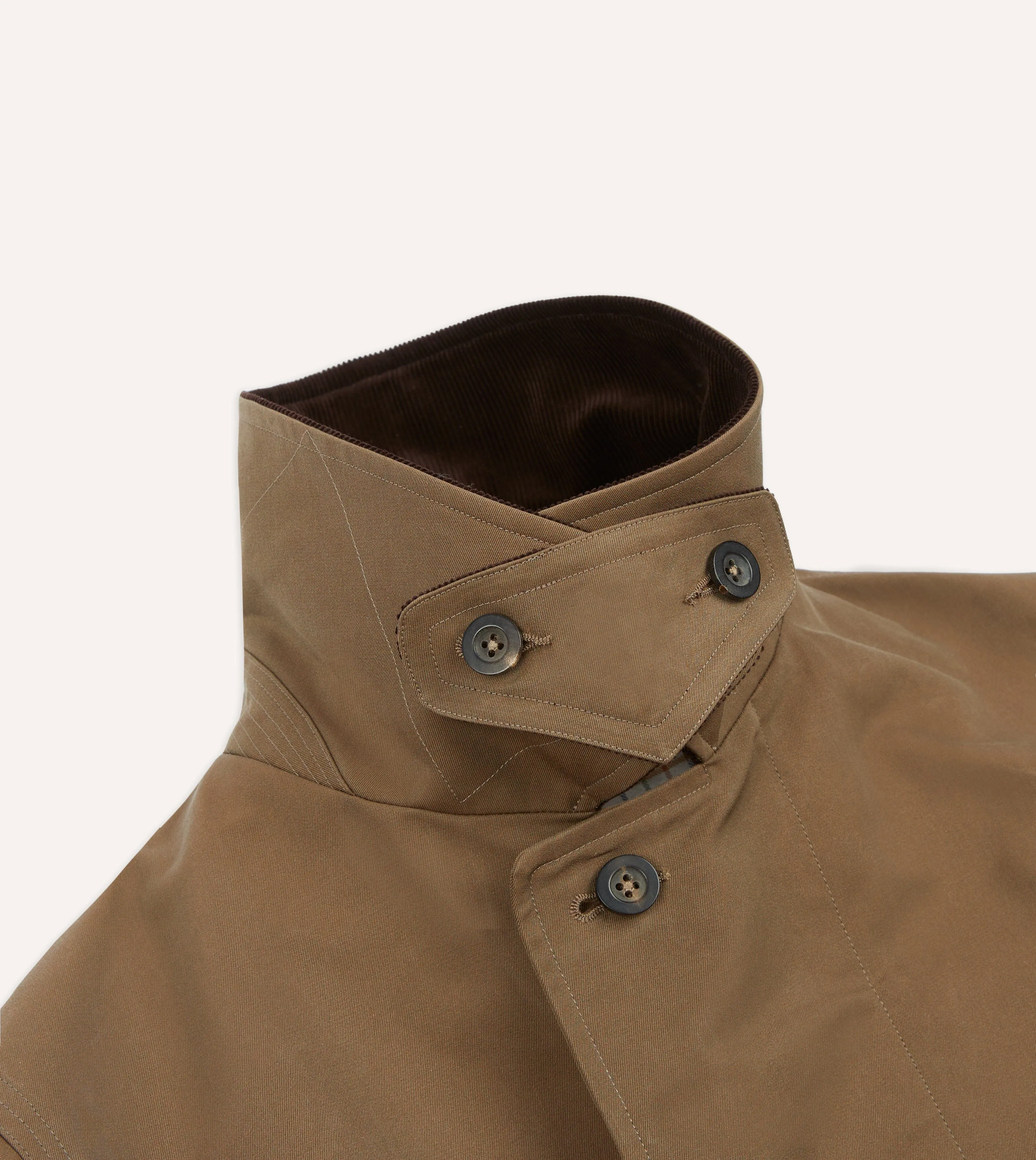VentilatedBackPanel Drake's for Permanent Style Tan Rider's Raincoat