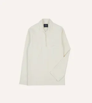 Comfy Design Ecru Cotton Twill Smock