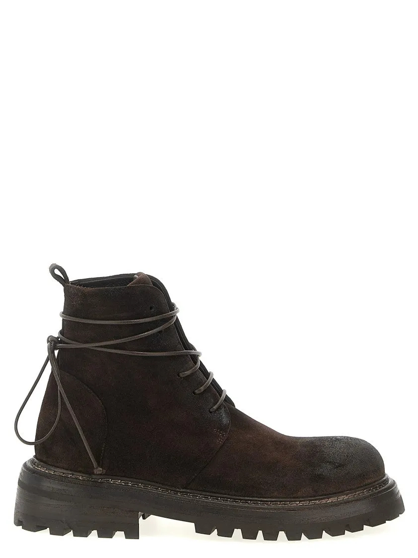 Dust Shade Low Heel Profile 'Carrucola' Combat Boots