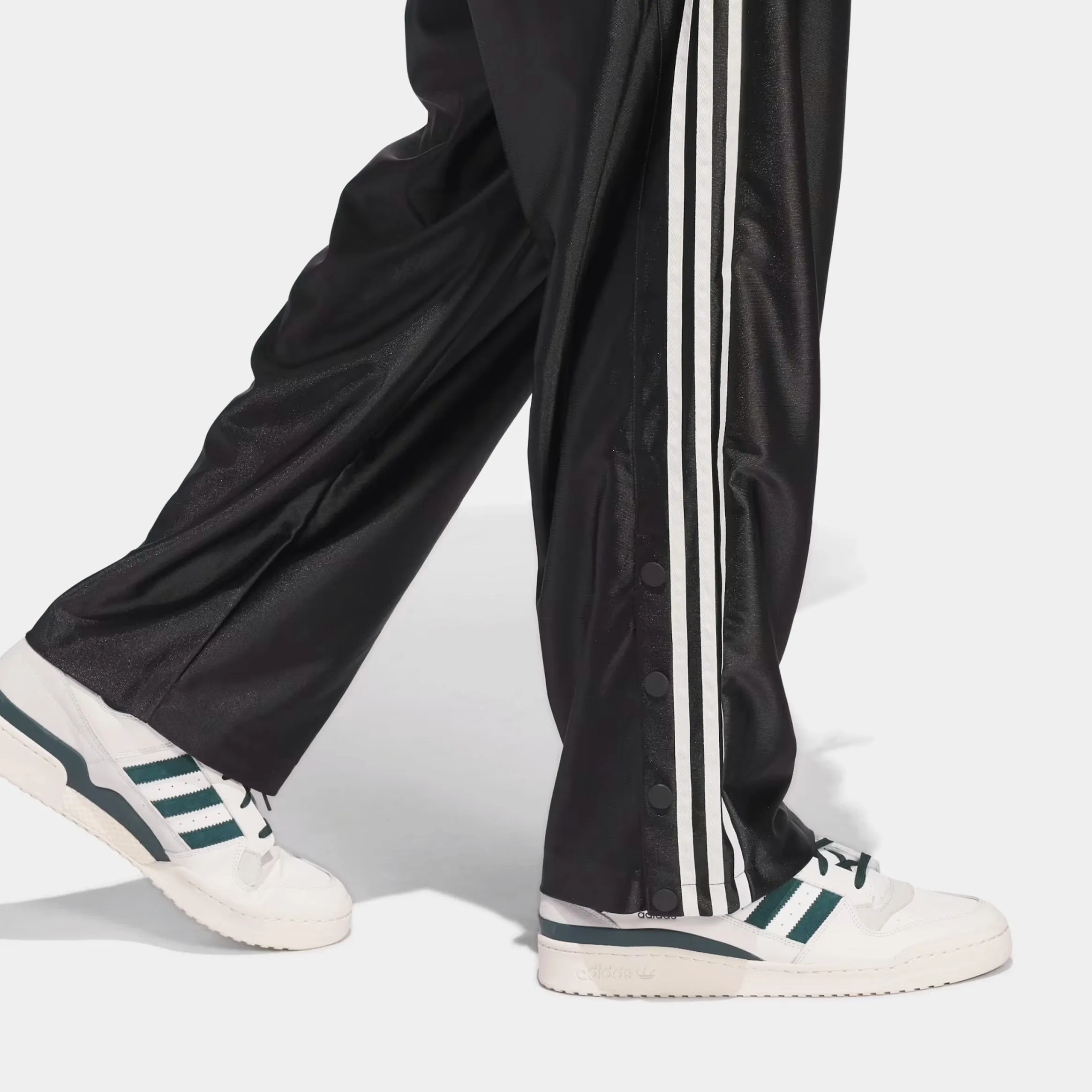 Bold Design Basketball Tear Away Track Mens Pants (Black/Beige)