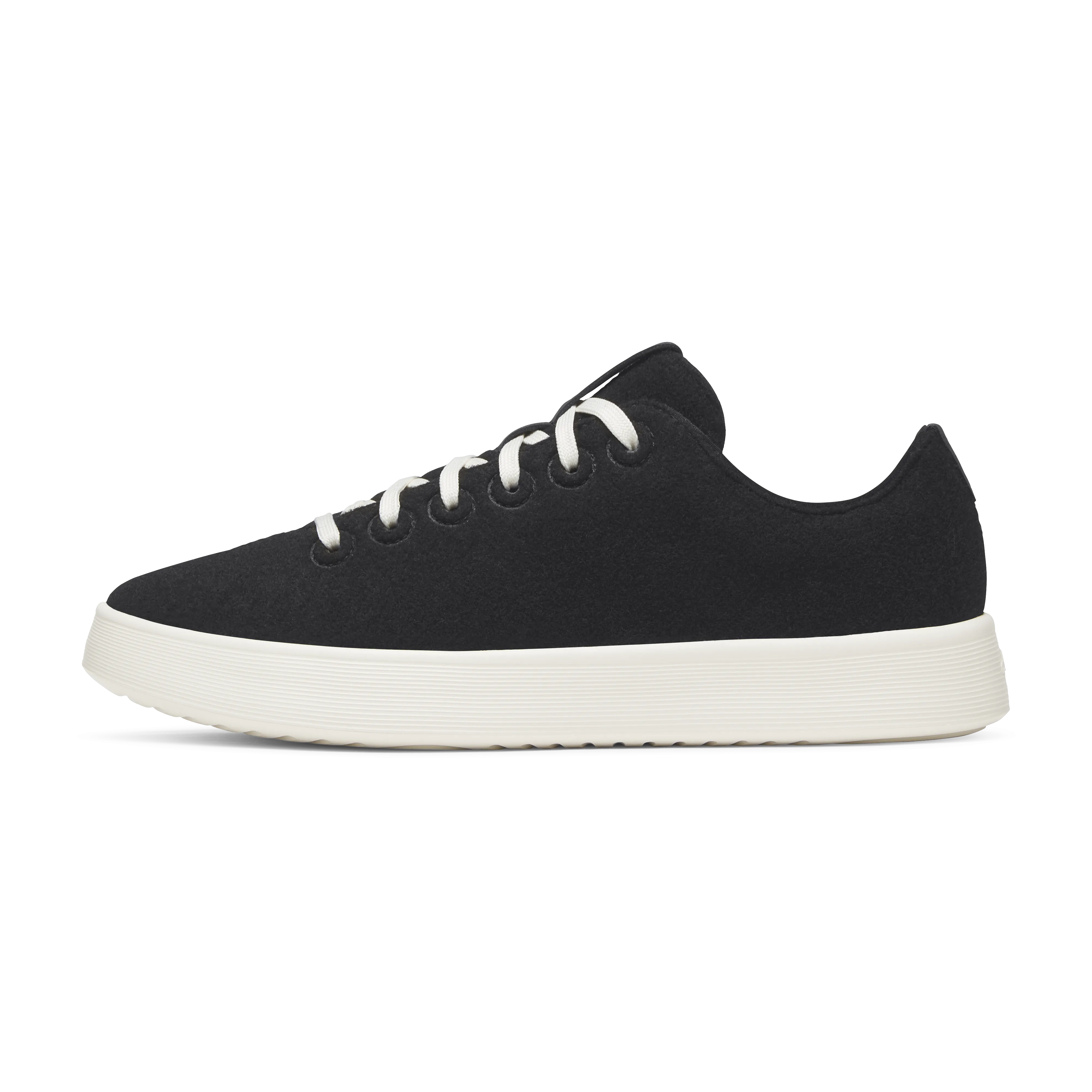 Soft Touch Men's Wool Cruiser - Natural Black (Natural White Sole)