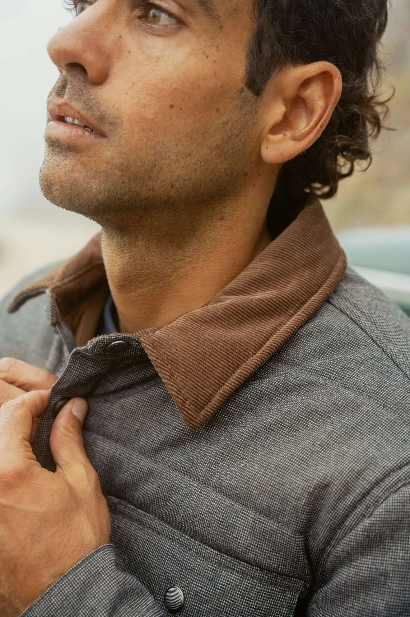 Packable design Cass Menswear Jacket - Mixed Tweed