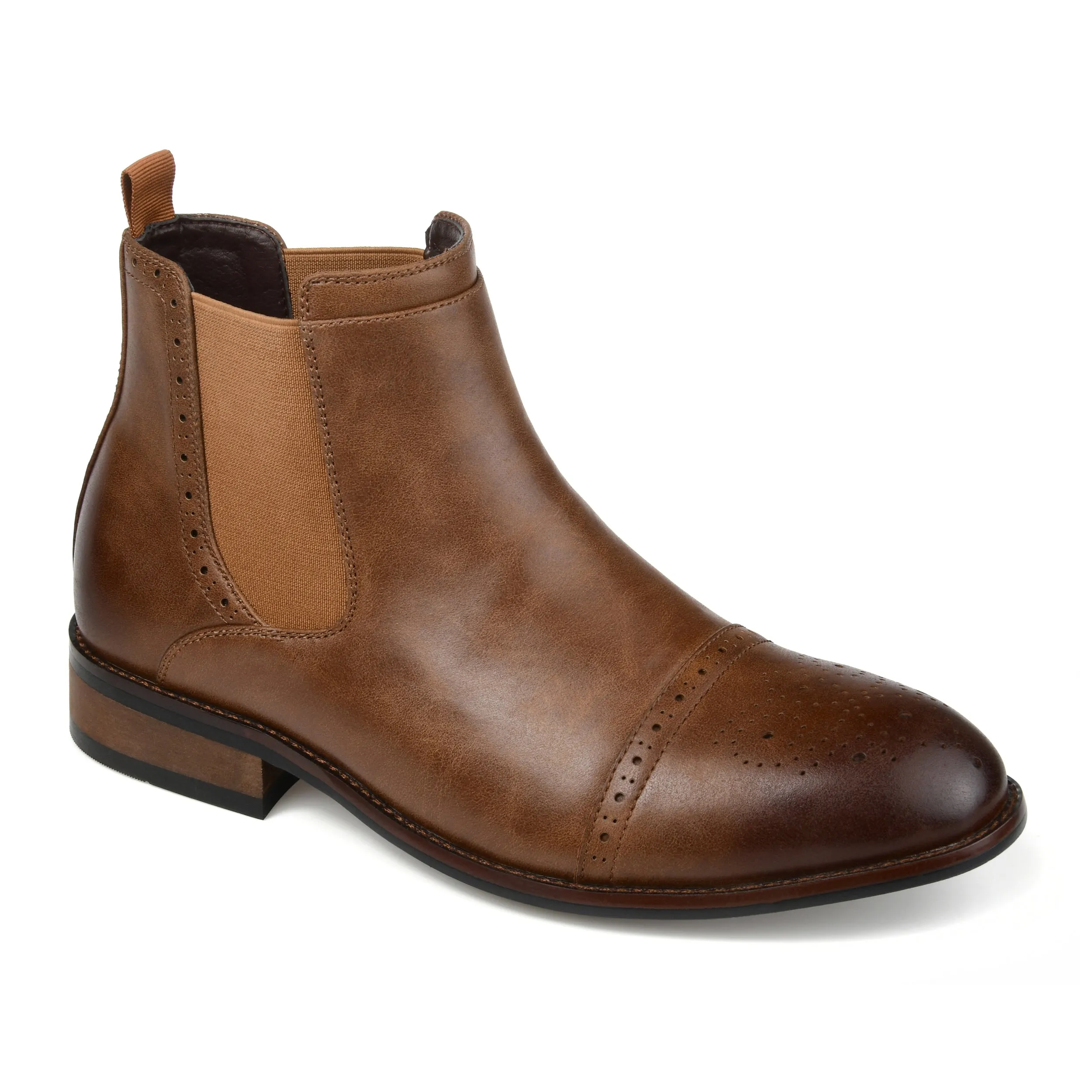 Classic Build Reliable Balance Vance Co. Garrett Cap Toe Chelsea Boot