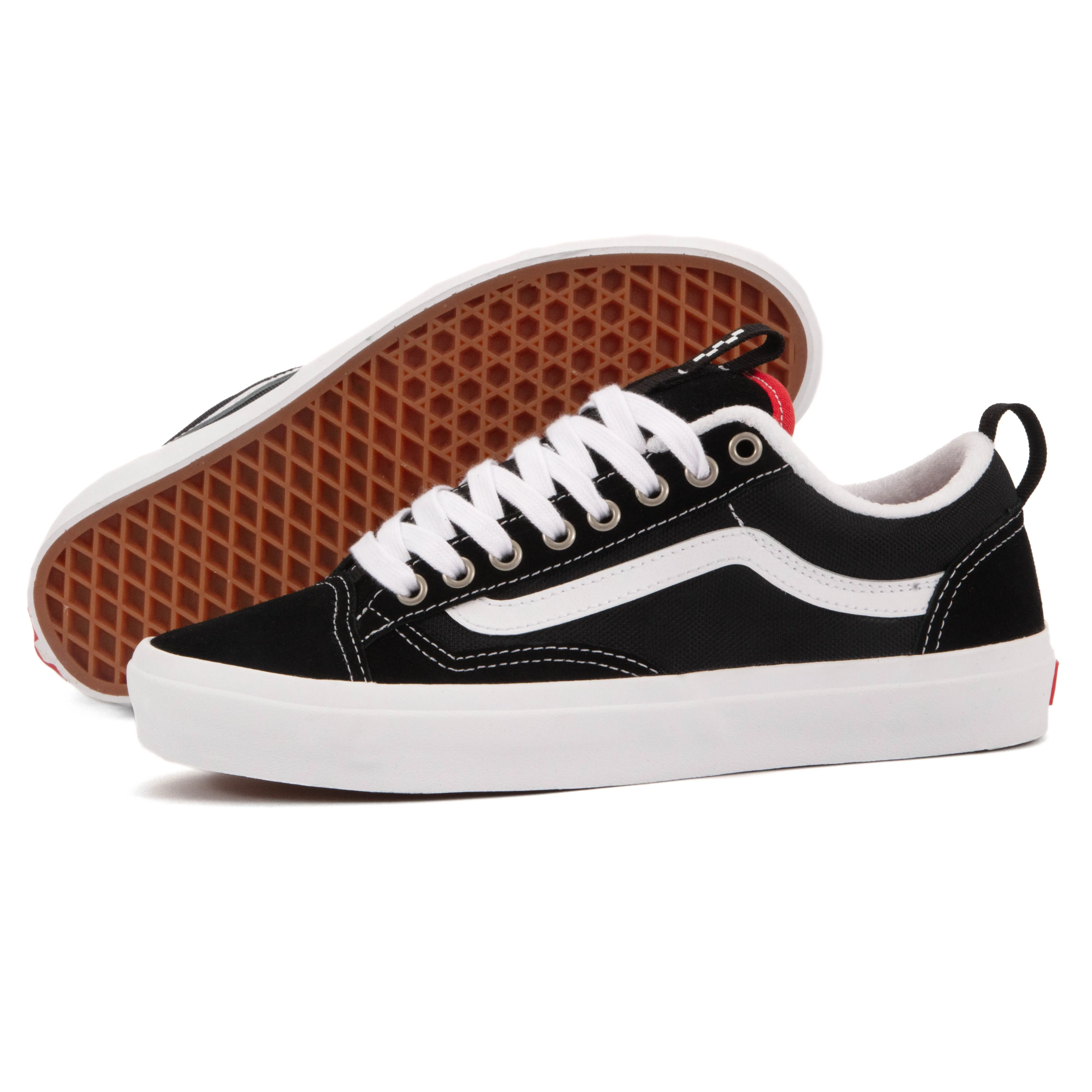 Vans - Old Skool 36  (Black/White) Mesh Upper Stable Support