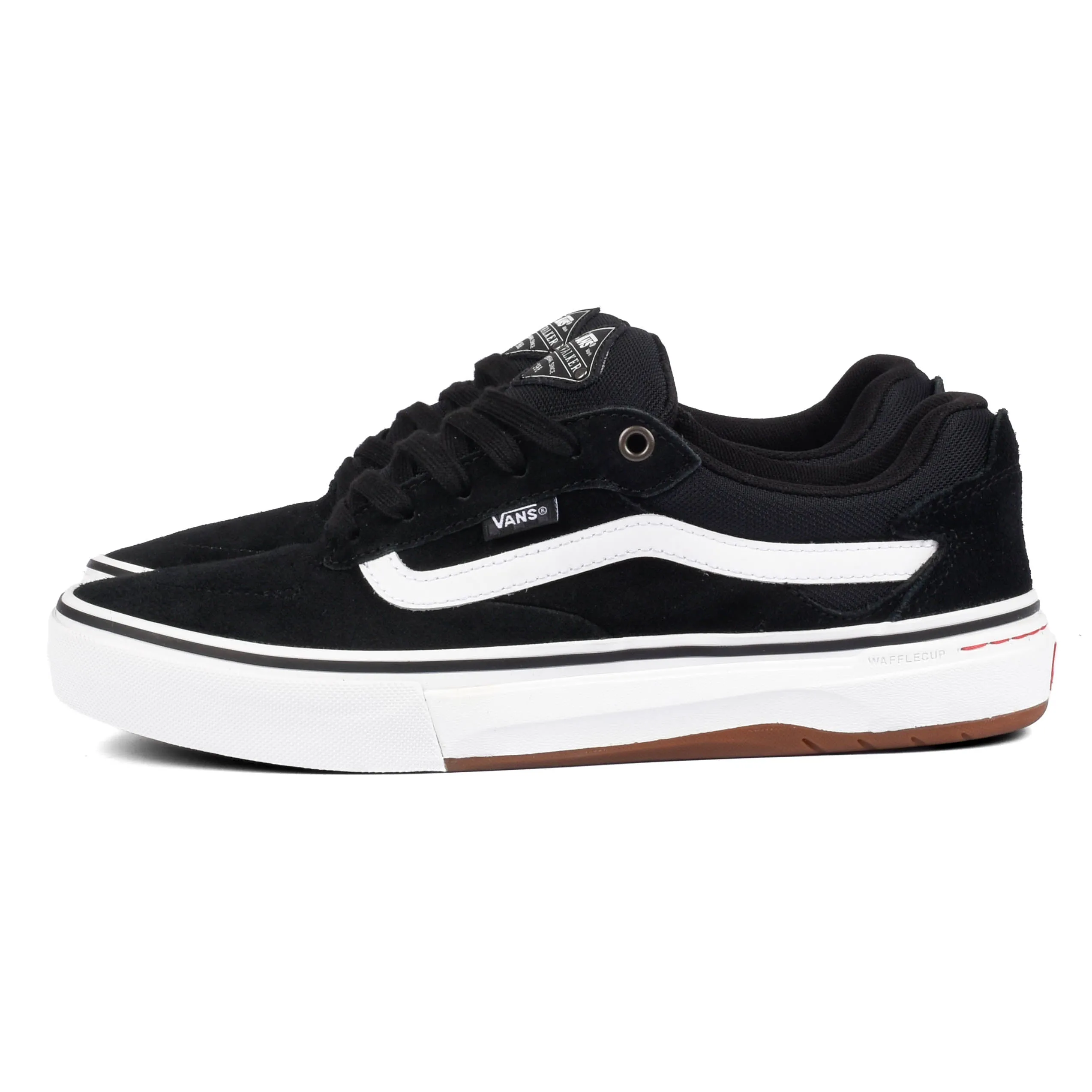 Vans - Skate Kyle Walker Wafflecup (Black/White) Tunnel Walk Seamless Internal Structure