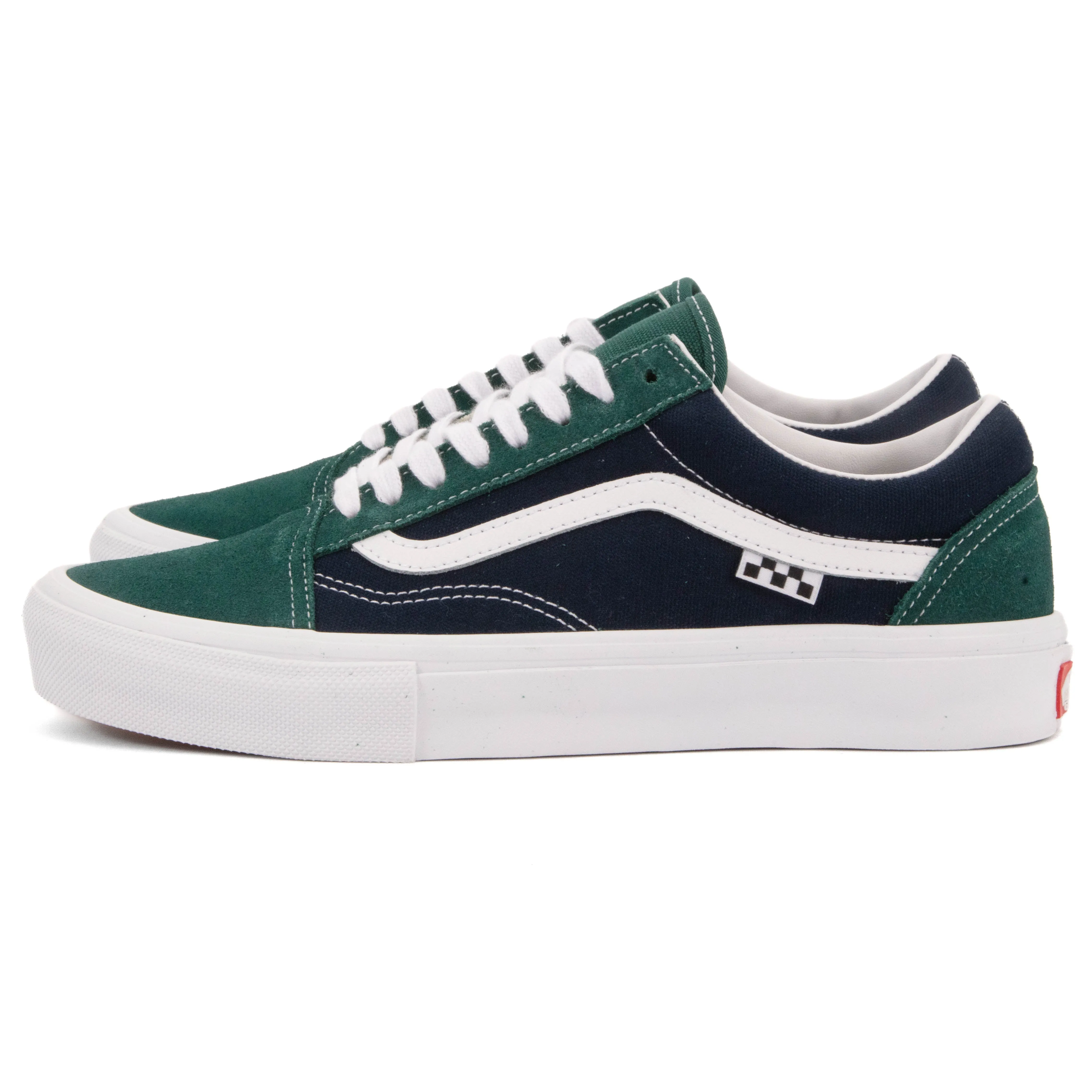 Vans - Skate Old Skool (Blue/Green) Relaxed Vibe Soft Sole Shoes