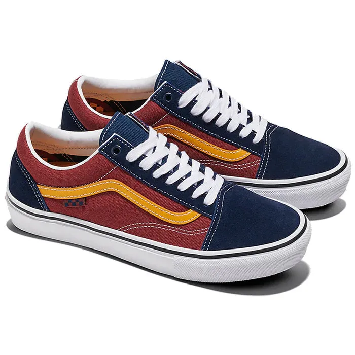 Vans - Skate Old Skool (Navy/Burgundy)*SALE Velcro Design Group Pace